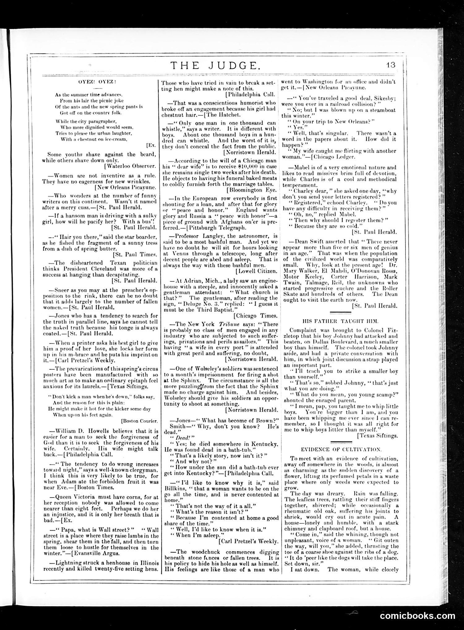 Judge — May 30, 1885 — page 13 of 16