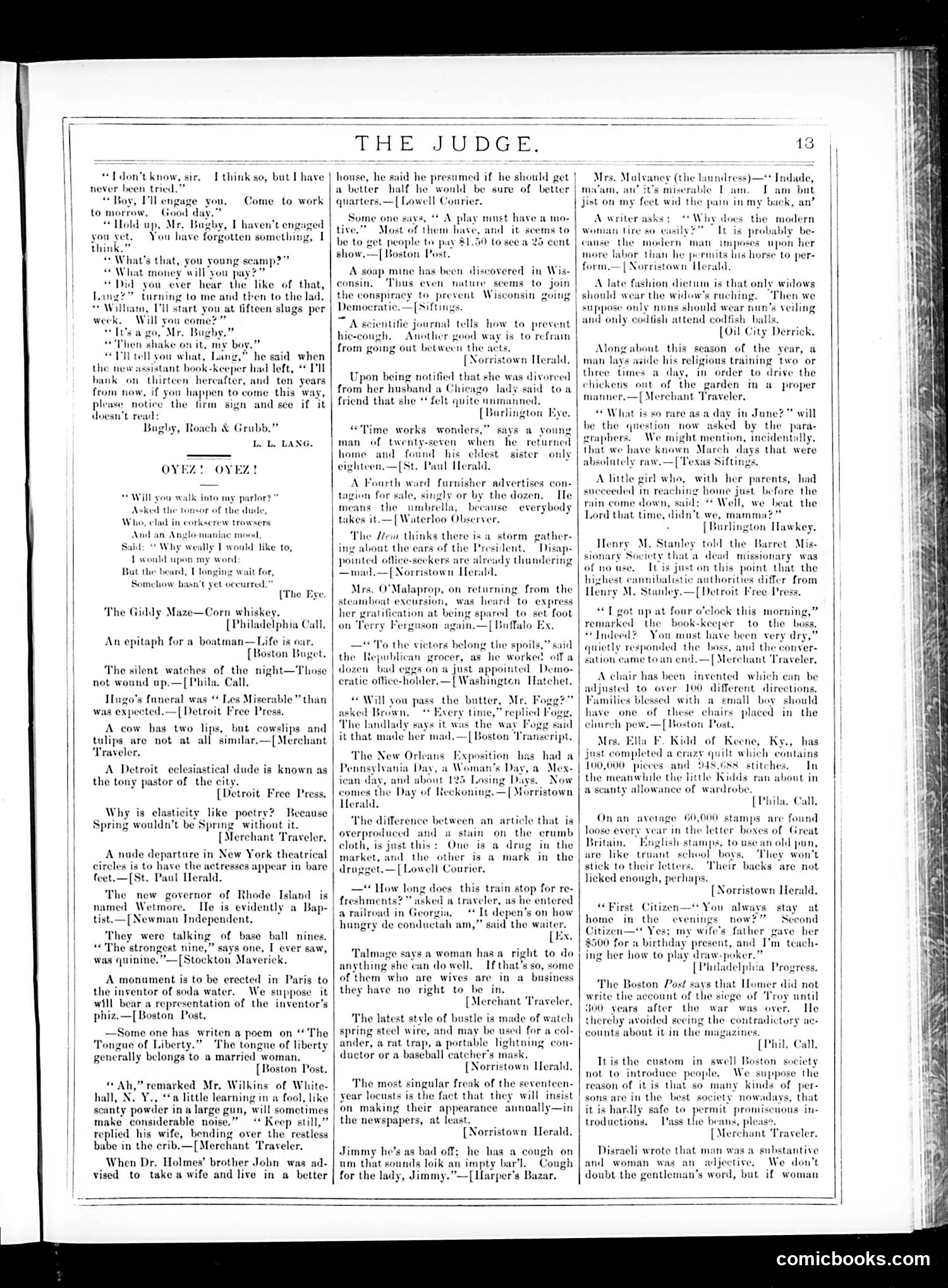 Judge — June 27, 1885 — page 13 of 16