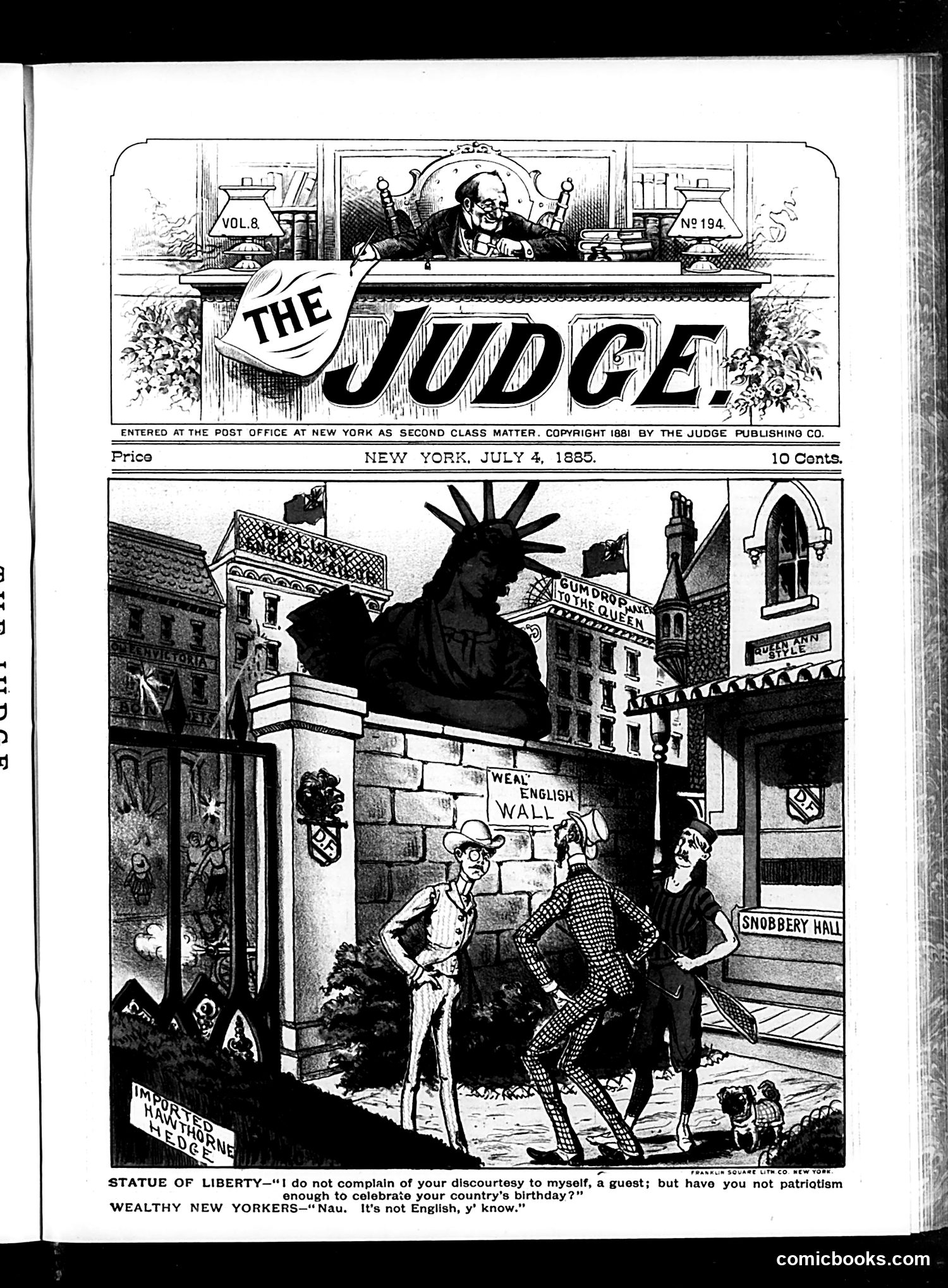 Judge — July 4, 1885