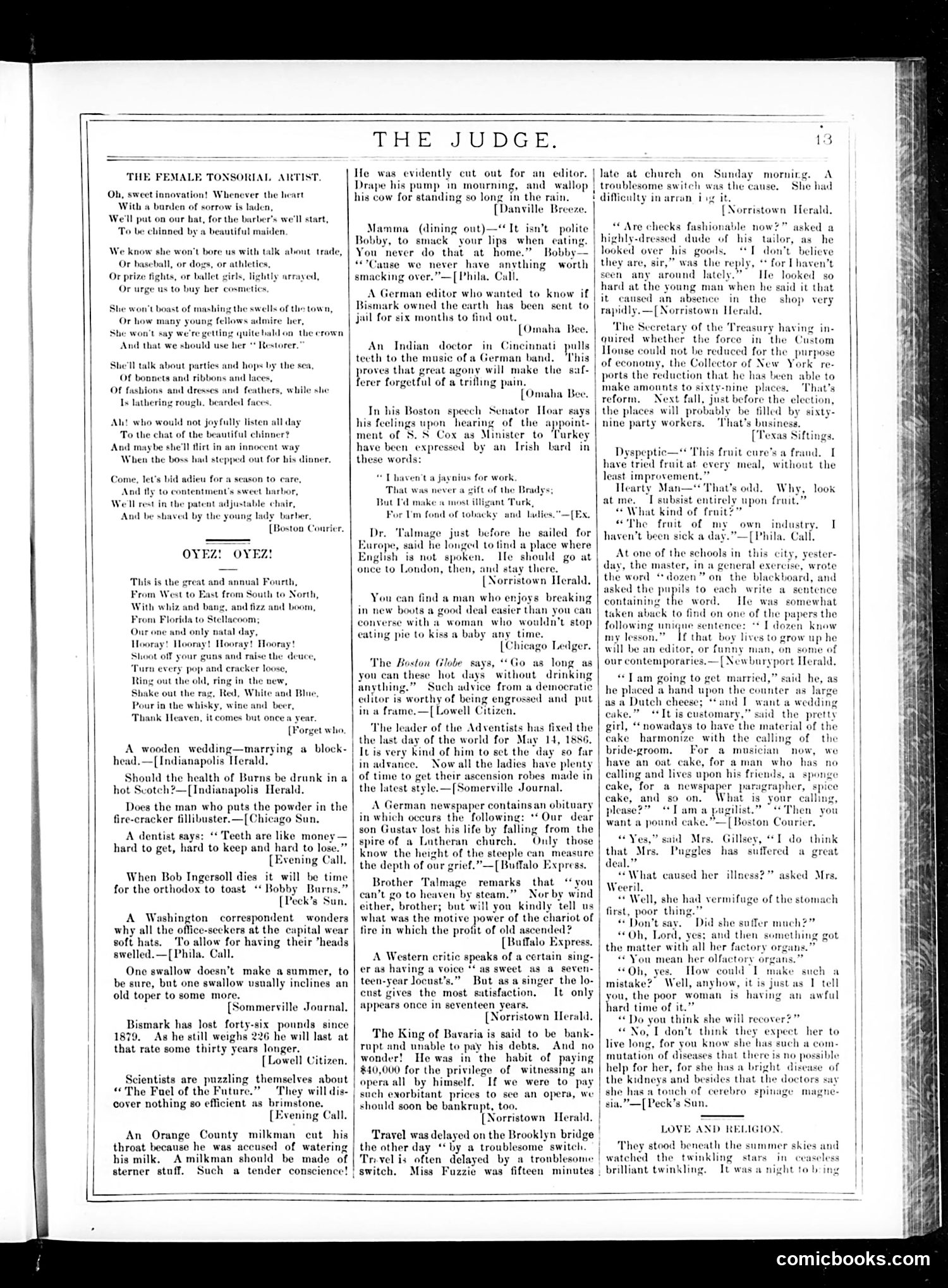 Judge — July 25, 1885 — page 13 of 16