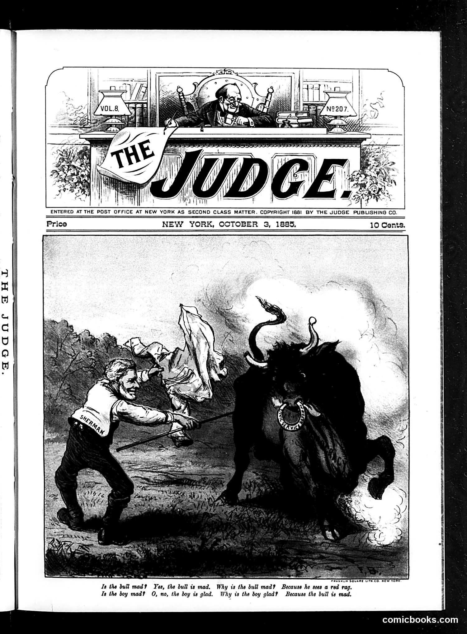 Judge — October 3, 1885