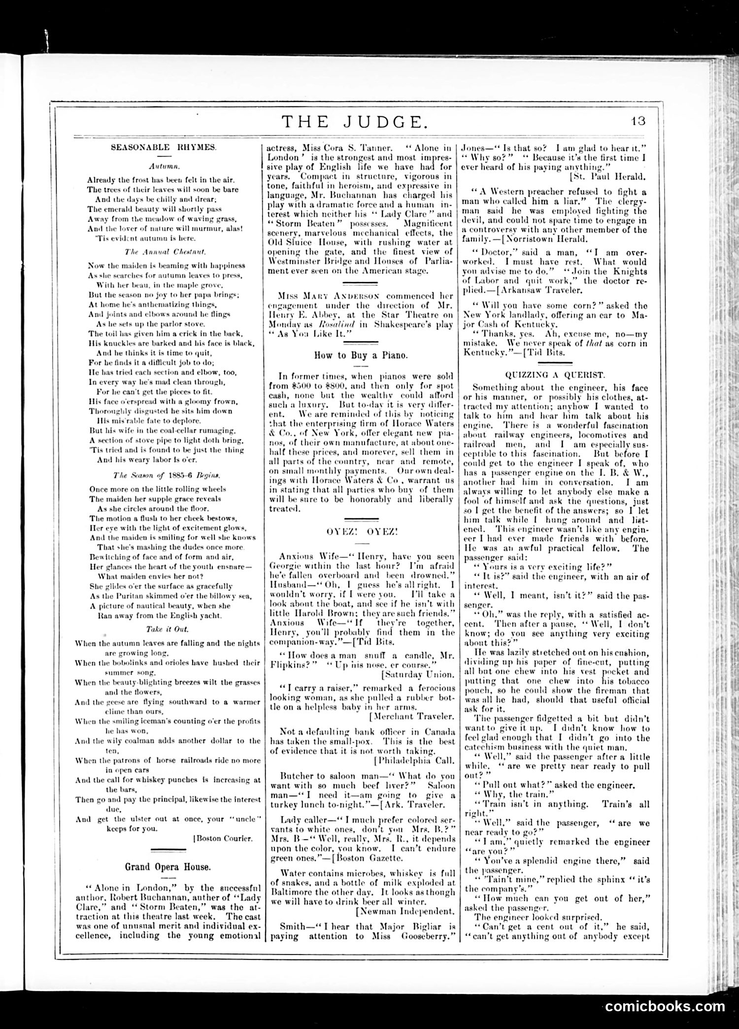 Judge — October 17, 1885 — page 13 of 16