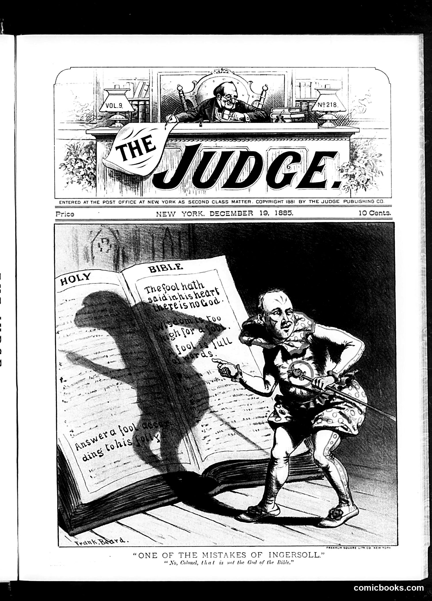 Judge — December 19, 1885