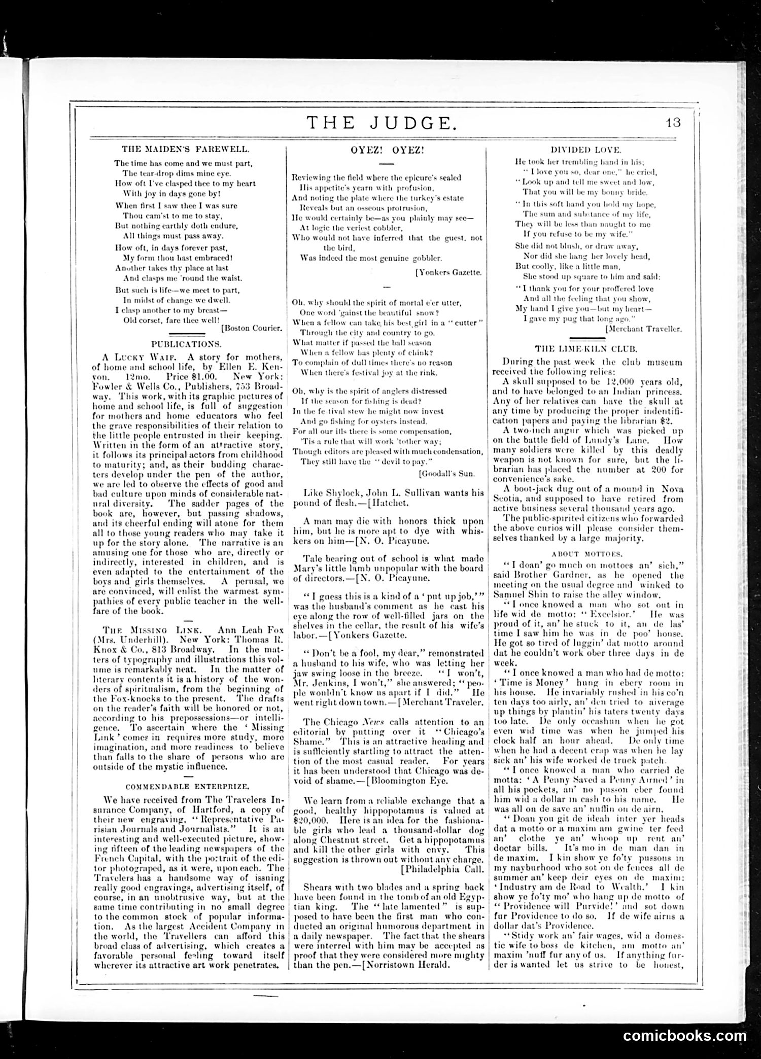 Judge — December 19, 1885 — page 13 of 16