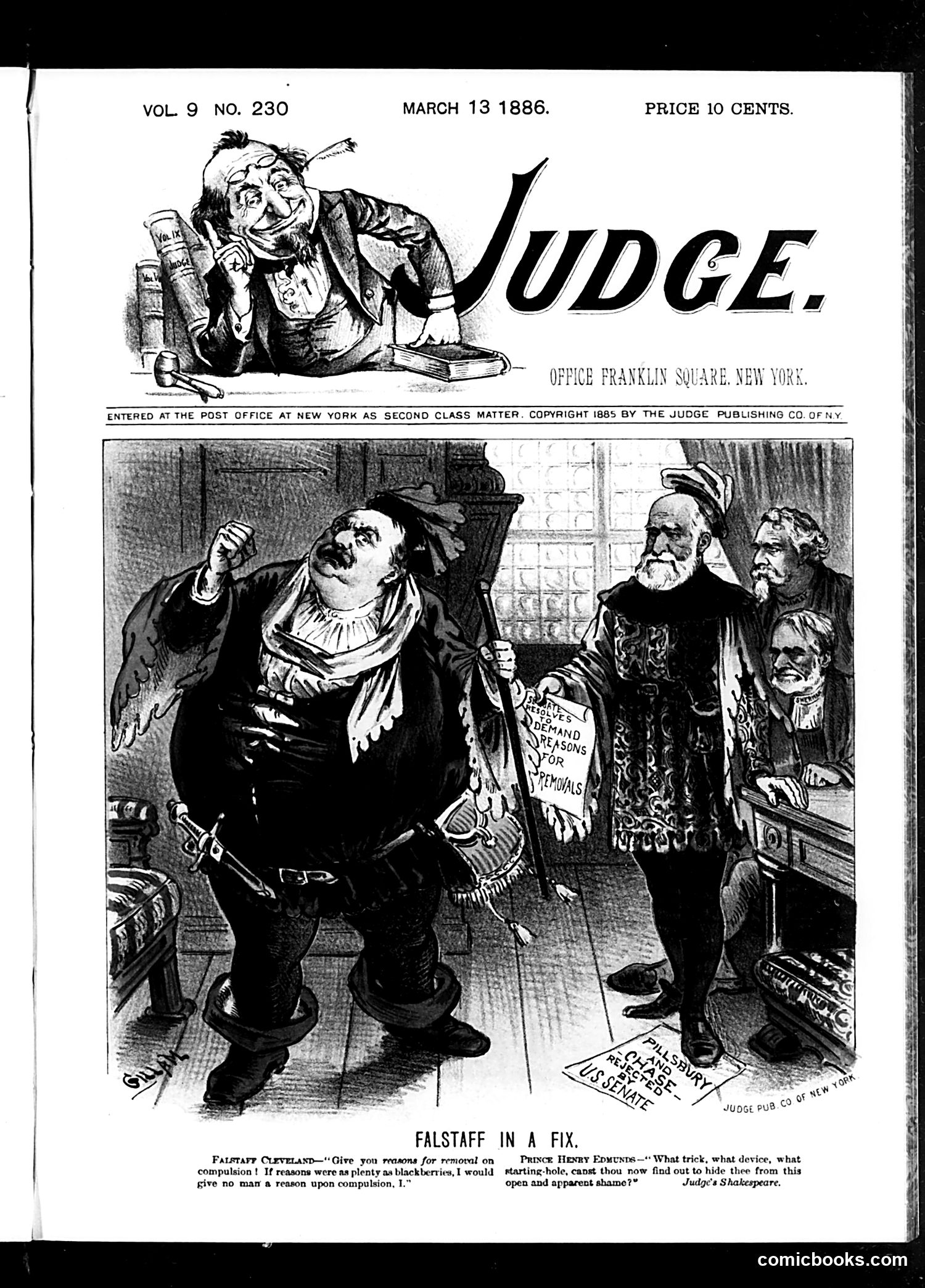 Judge — March 13, 1886