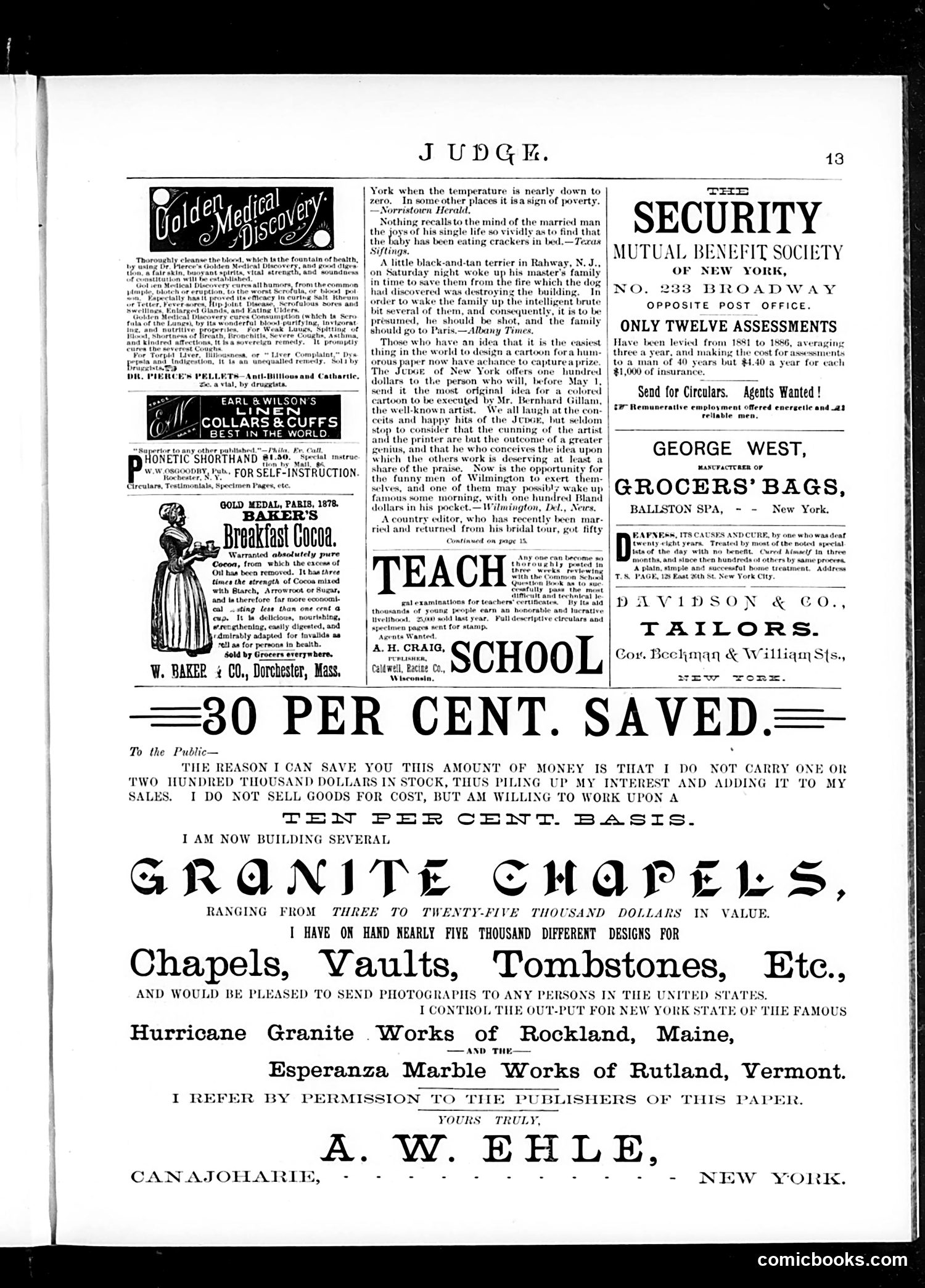 Judge — March 27, 1886 — page 13 of 16