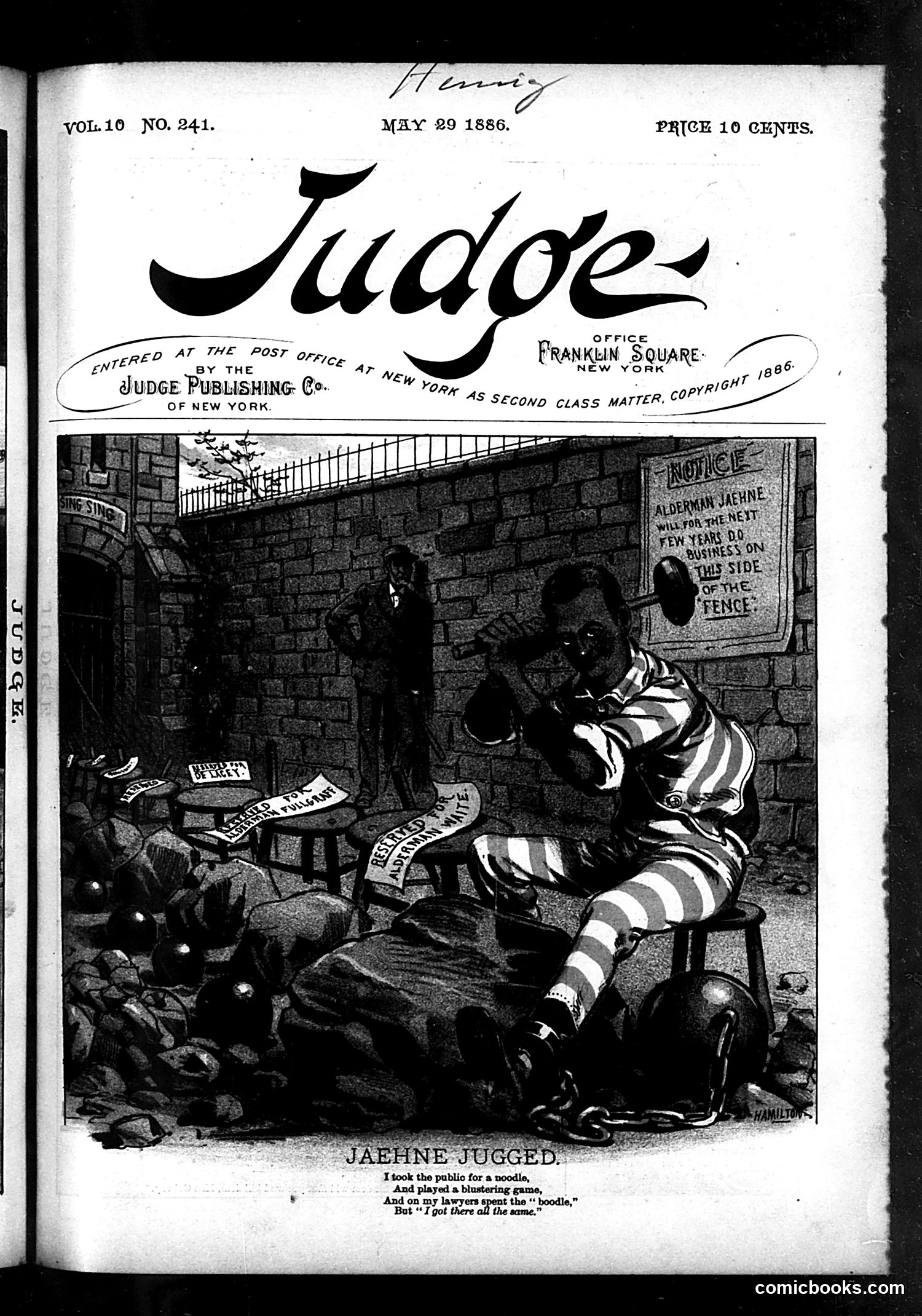 Judge — May 29, 1886