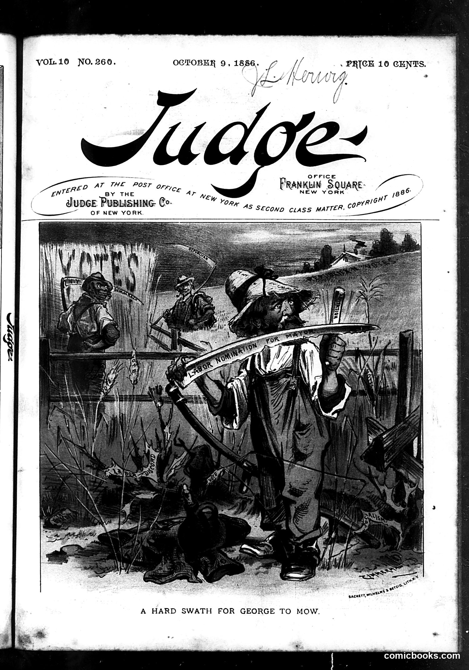 Judge — October 9, 1886