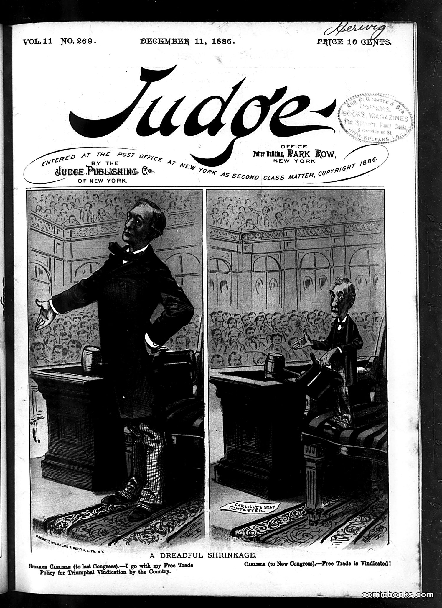 Judge — December 11, 1886