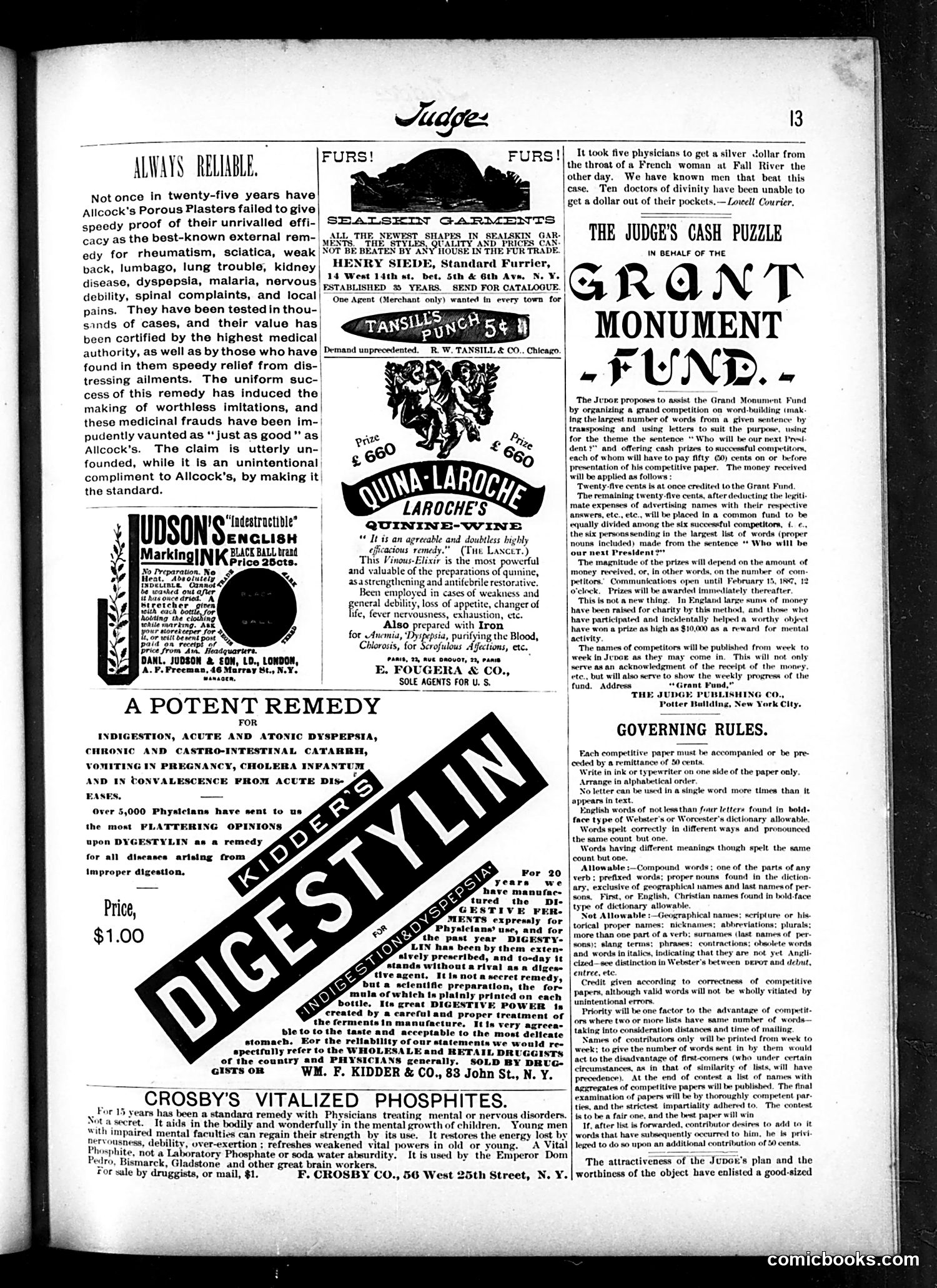 Judge — January 15, 1887 — page 13 of 16