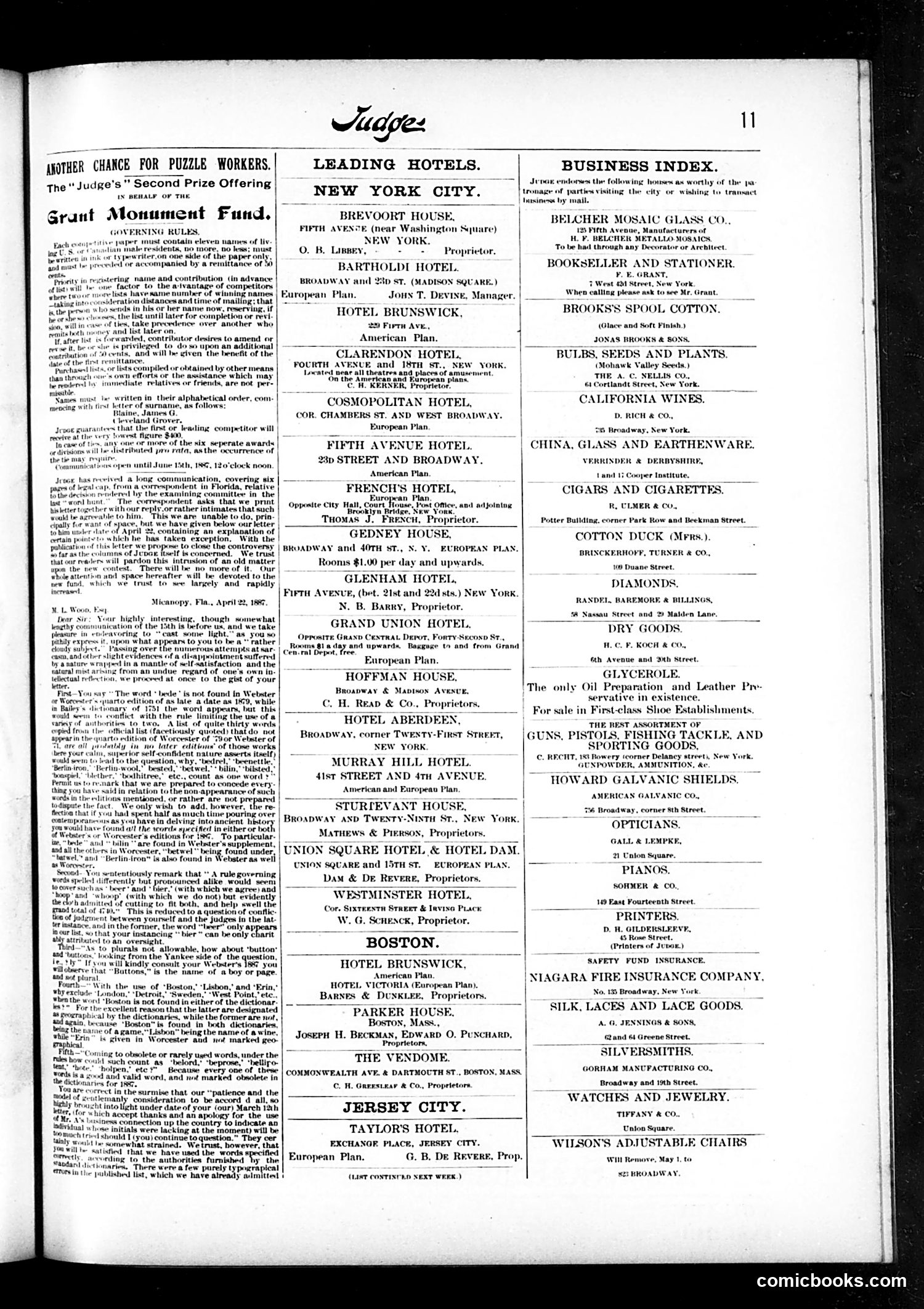 Judge — May 7, 1887 — page 11 of 16