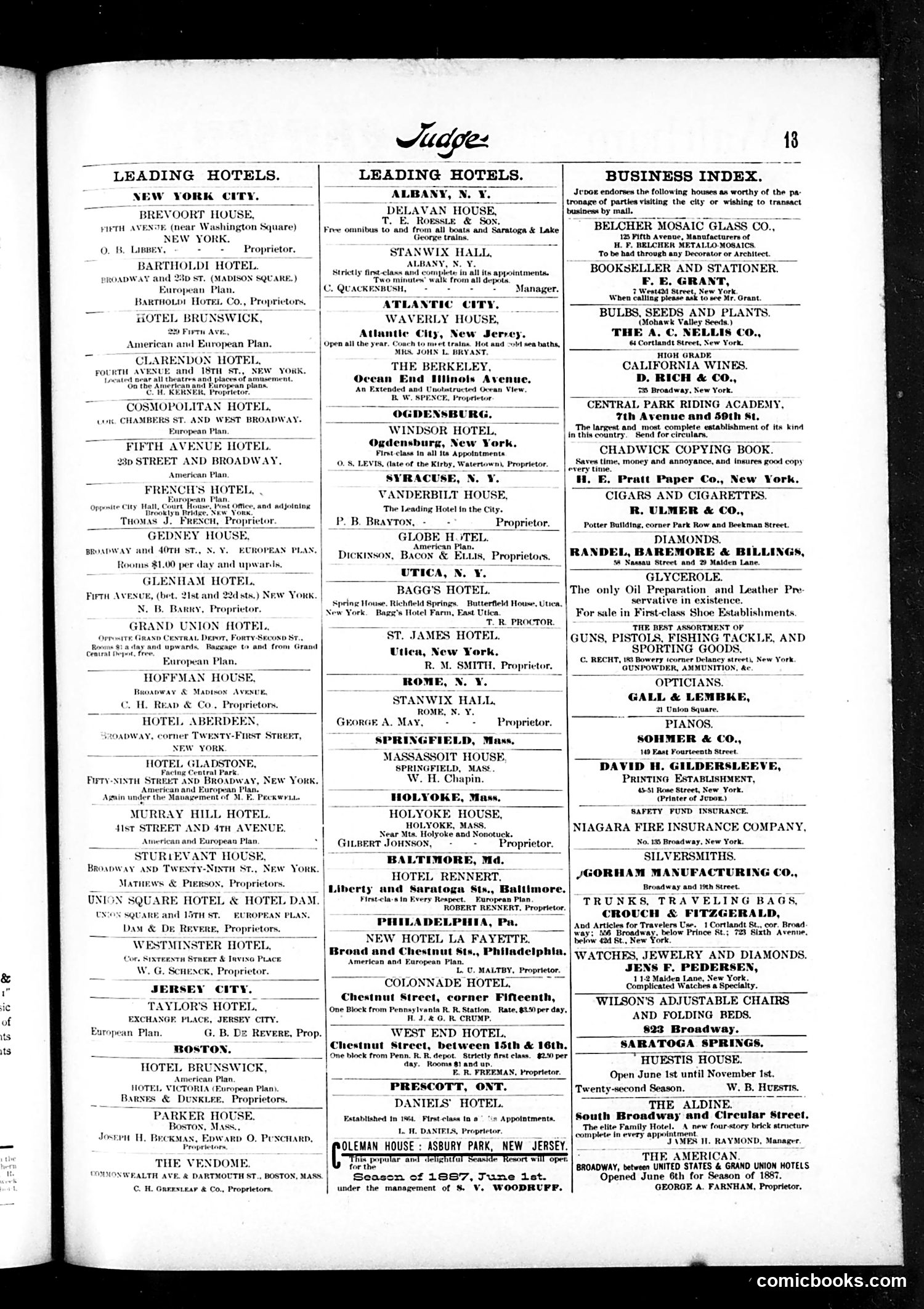 Judge — June 18, 1887 — page 13 of 16