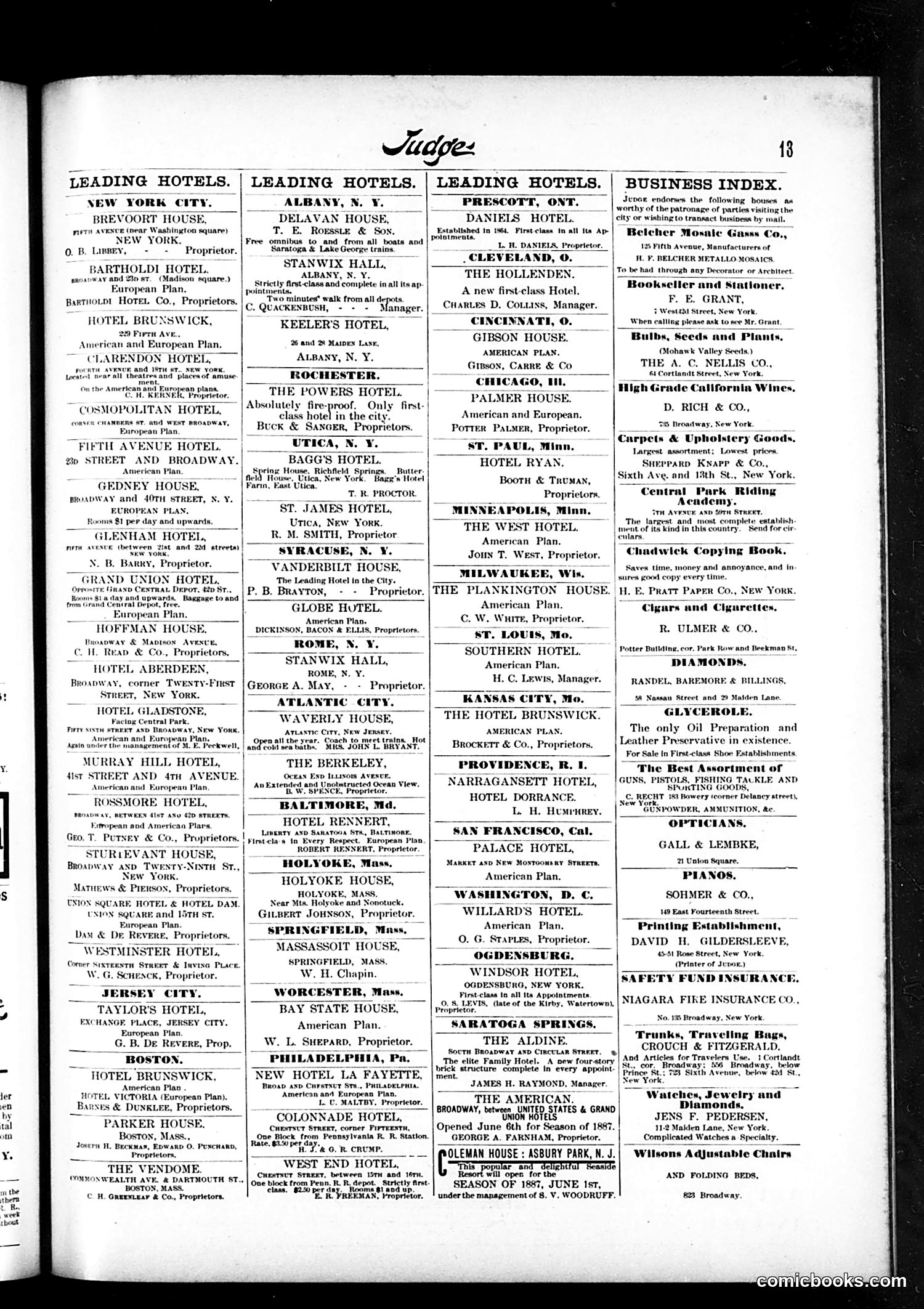 Judge — July 16, 1887 — page 13 of 16