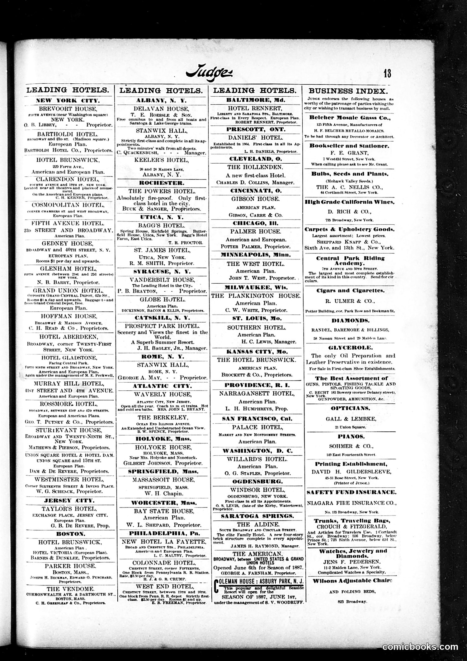 Judge — July 30, 1887 — page 13 of 16