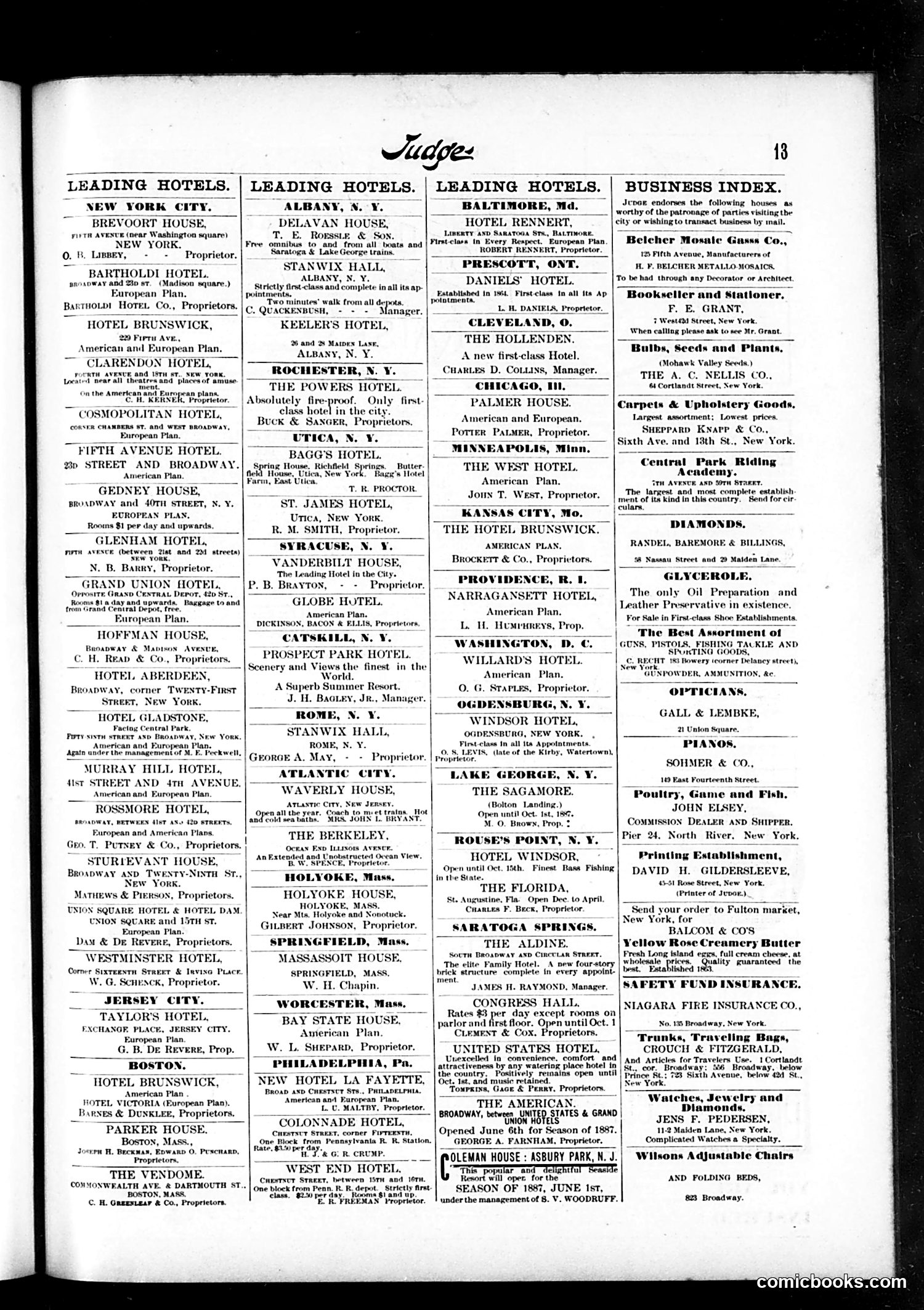 Judge — August 6, 1887 — page 13 of 16