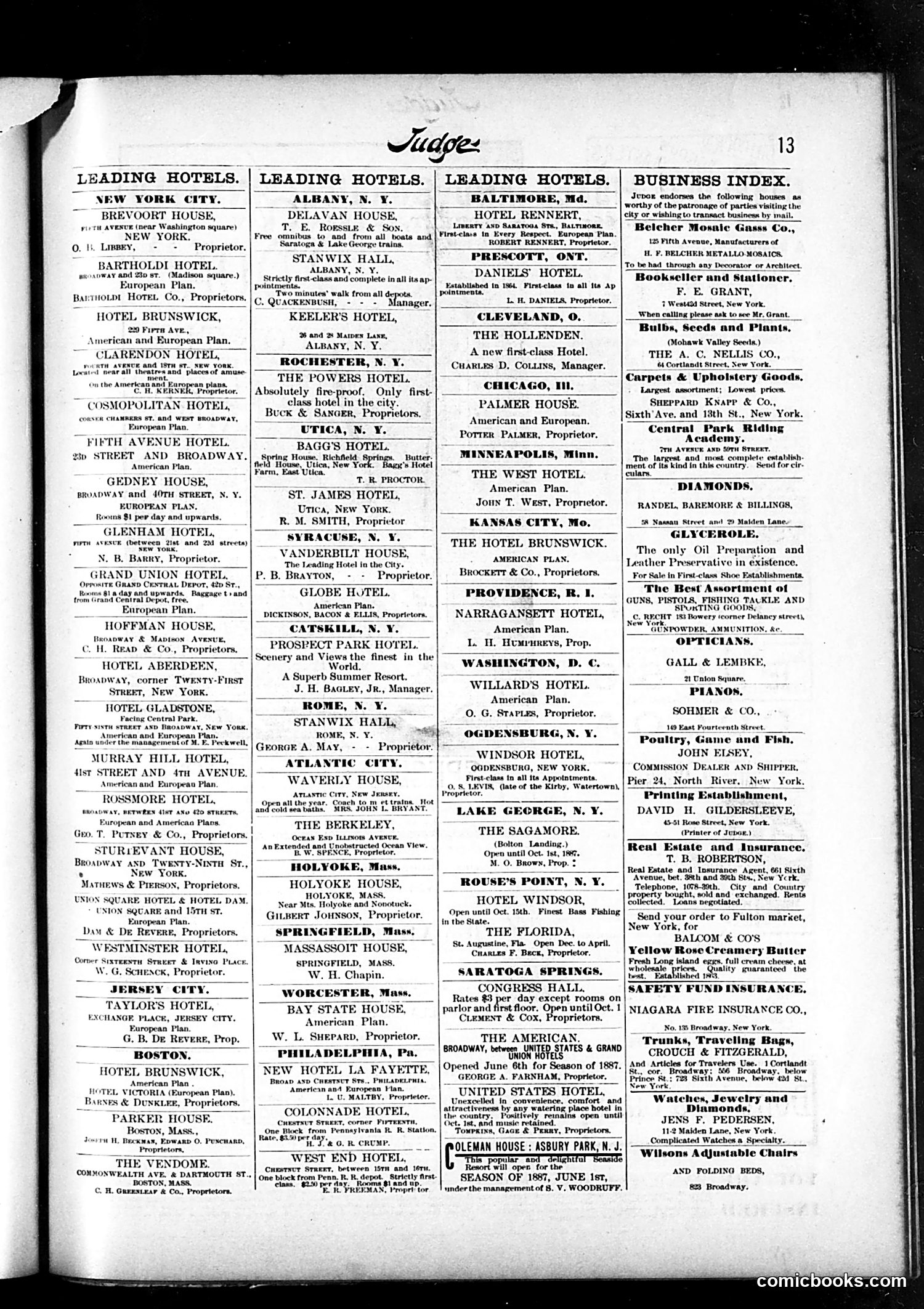 Judge — August 13, 1887 — page 13 of 16