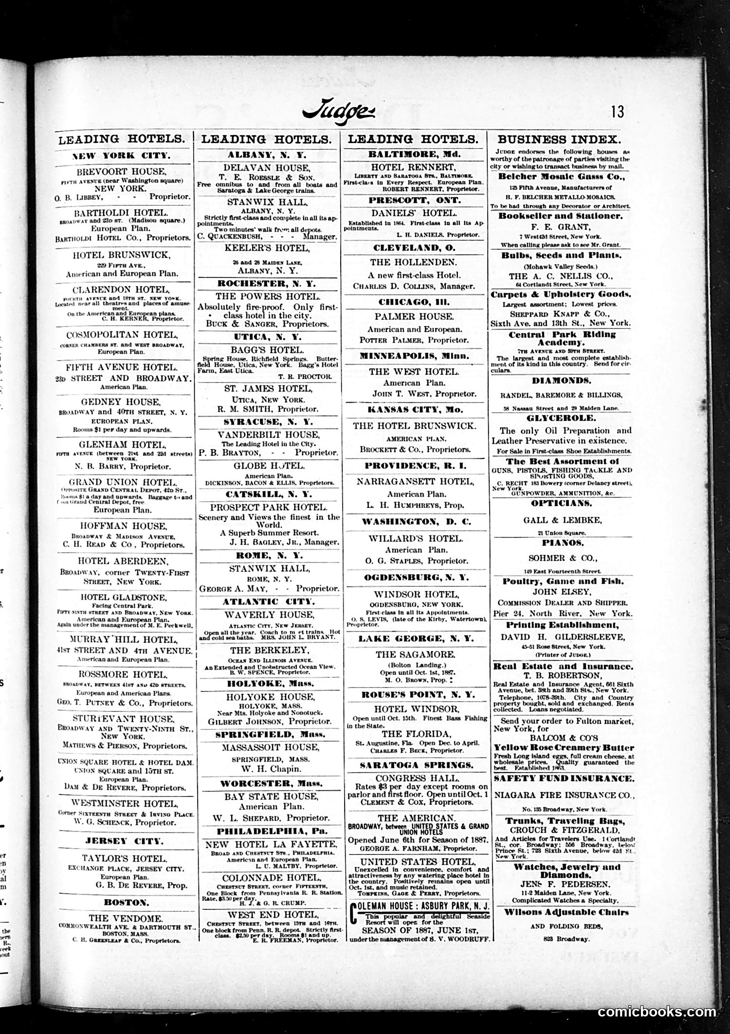 Judge — August 20, 1887 — page 13 of 16