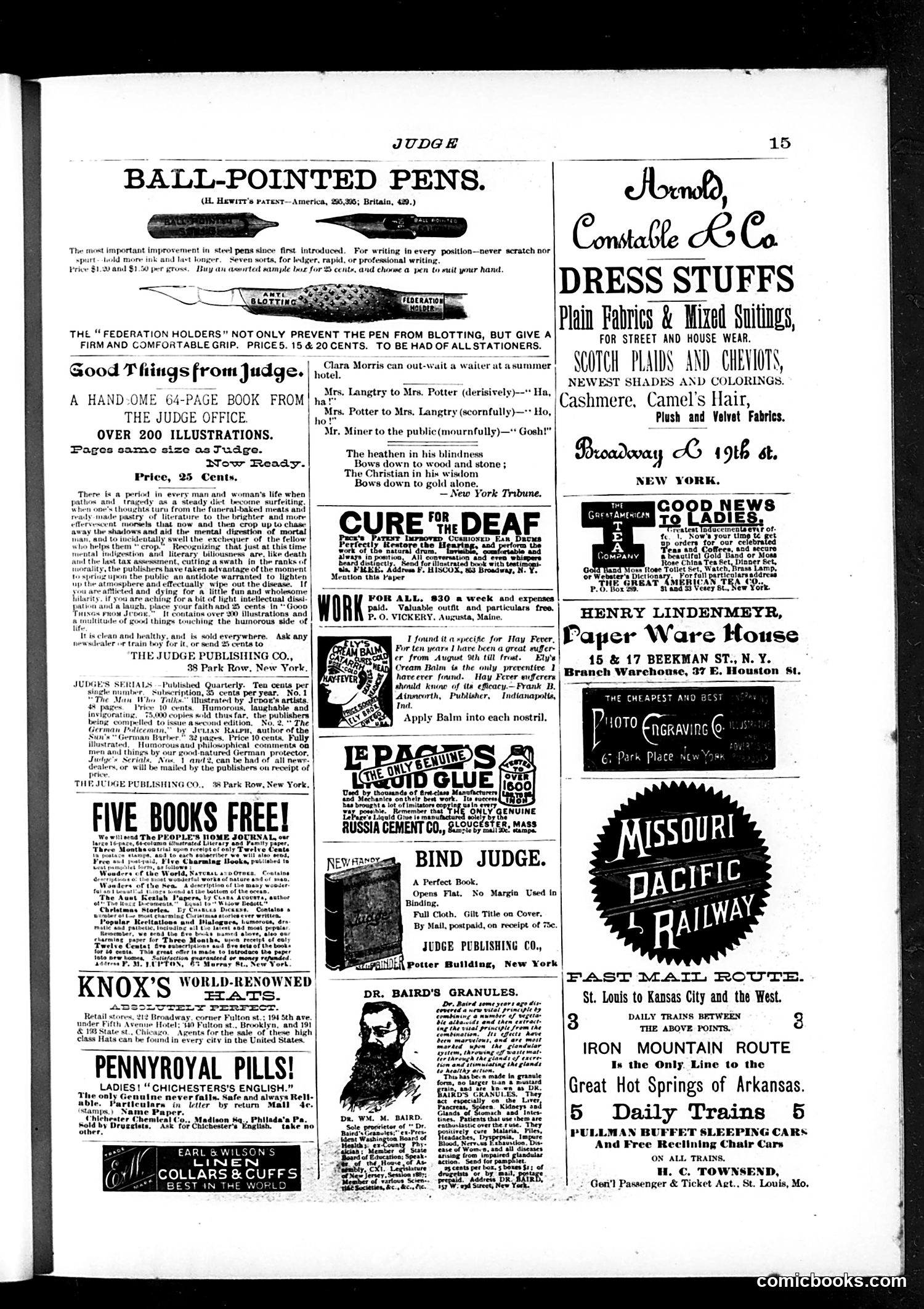Judge — November 12, 1887 — page 15 of 16