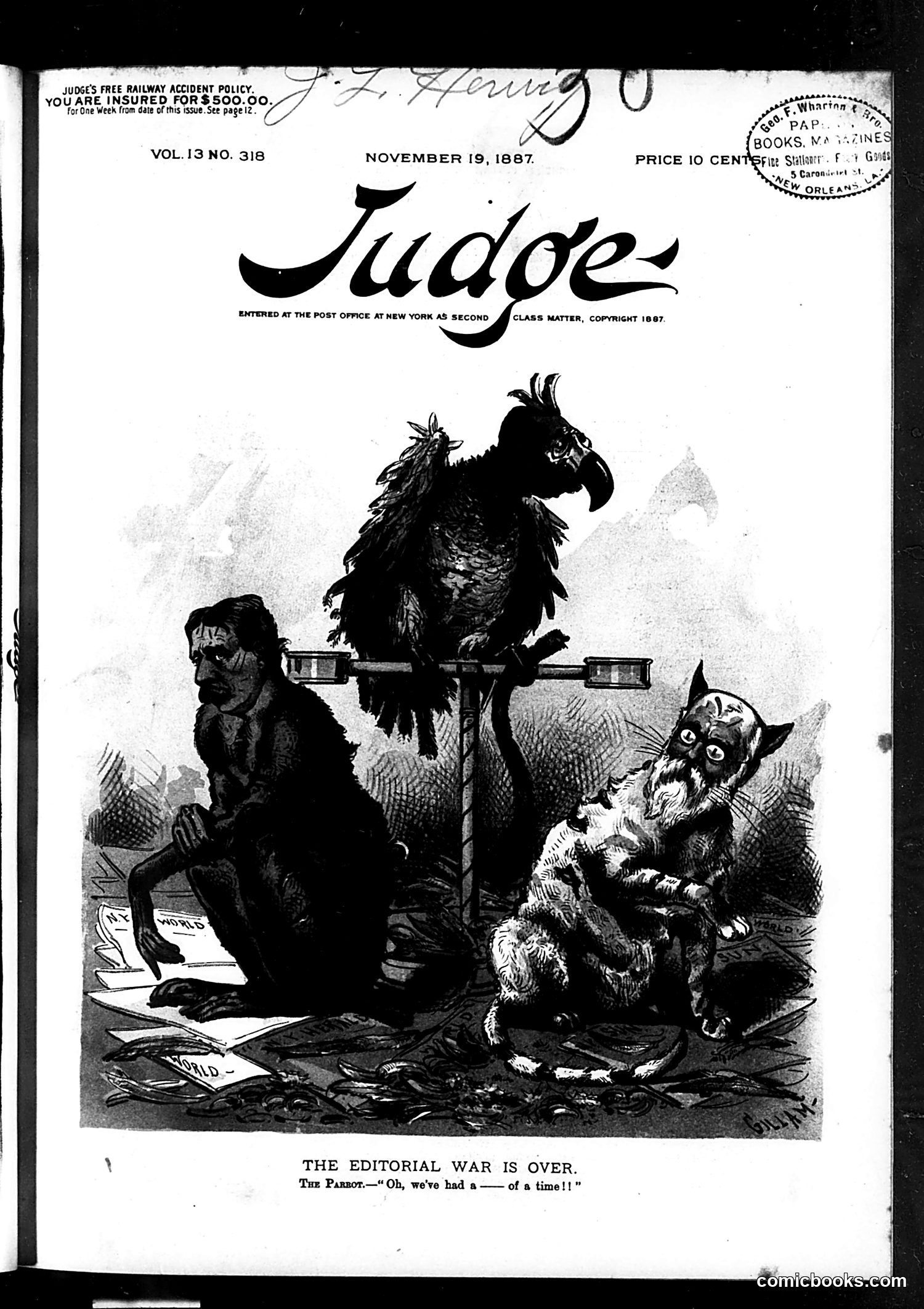 Judge — November 19, 1887