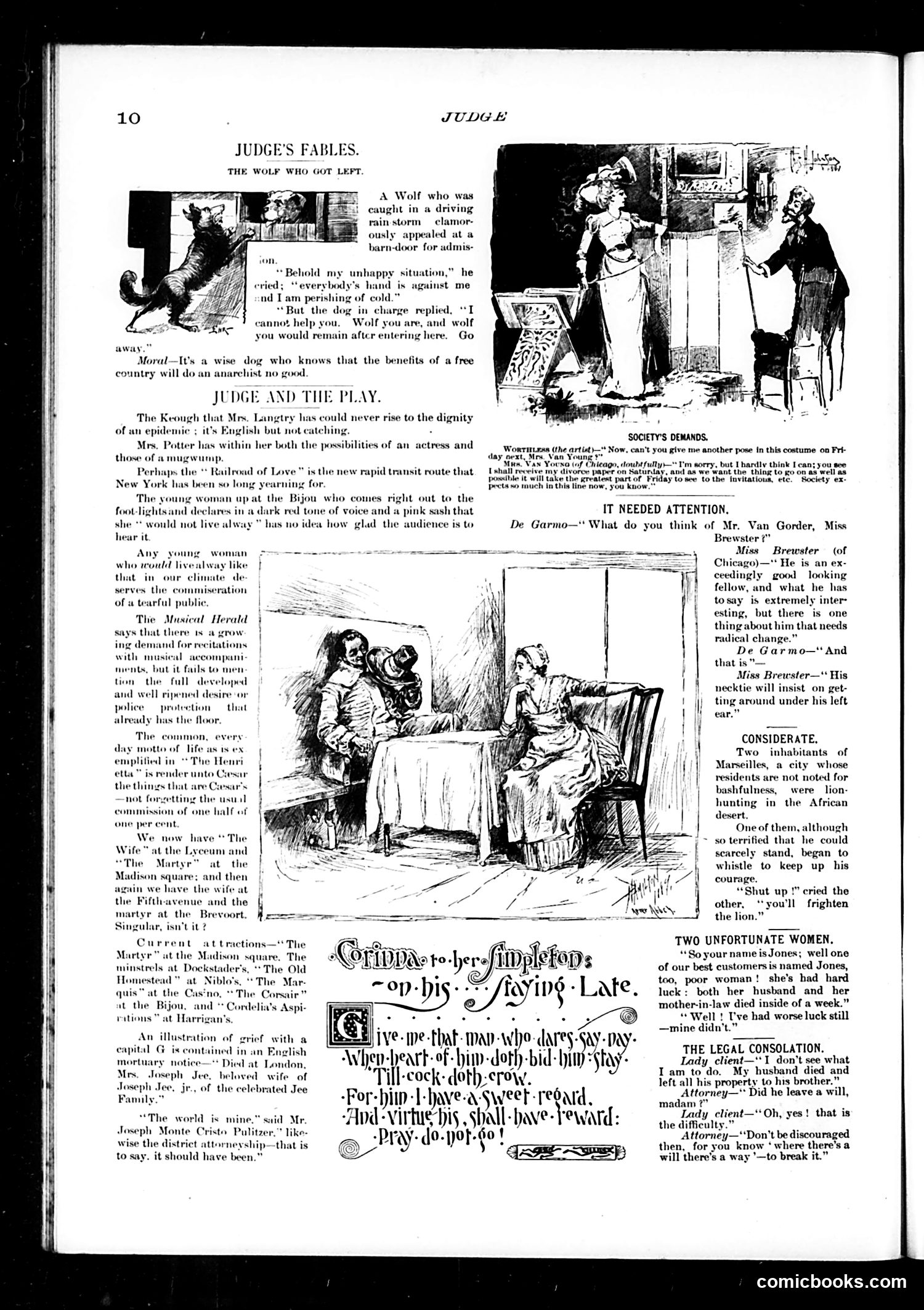 Judge — November 19, 1887 — page 10 of 16