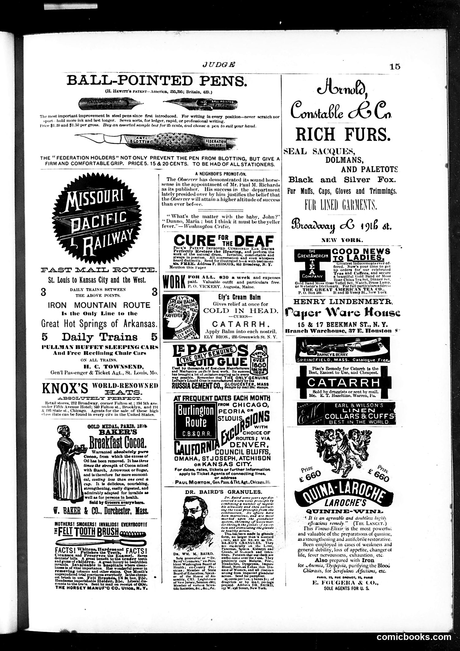 Judge — November 26, 1887 — page 15 of 16