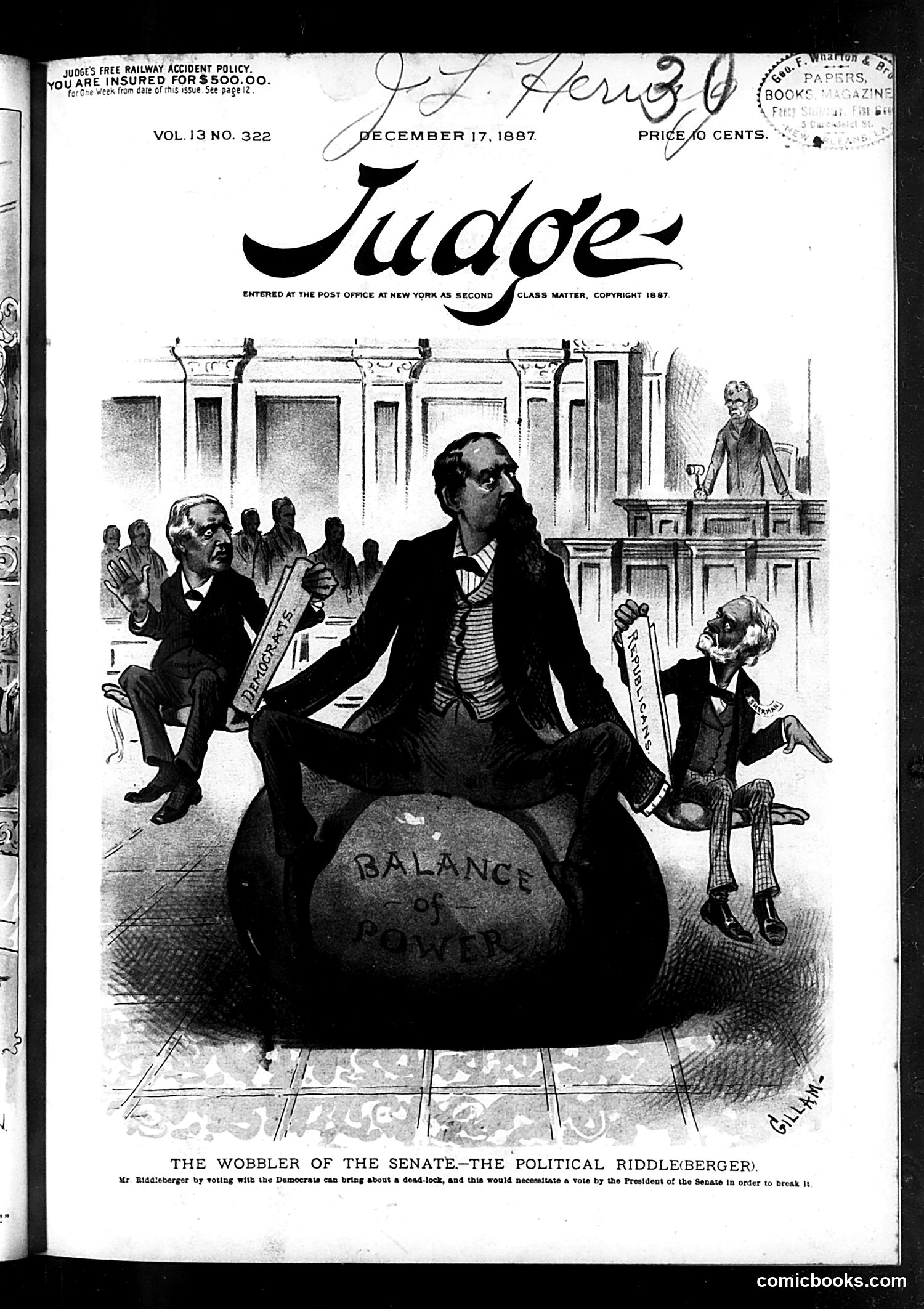 Judge — December 17, 1887
