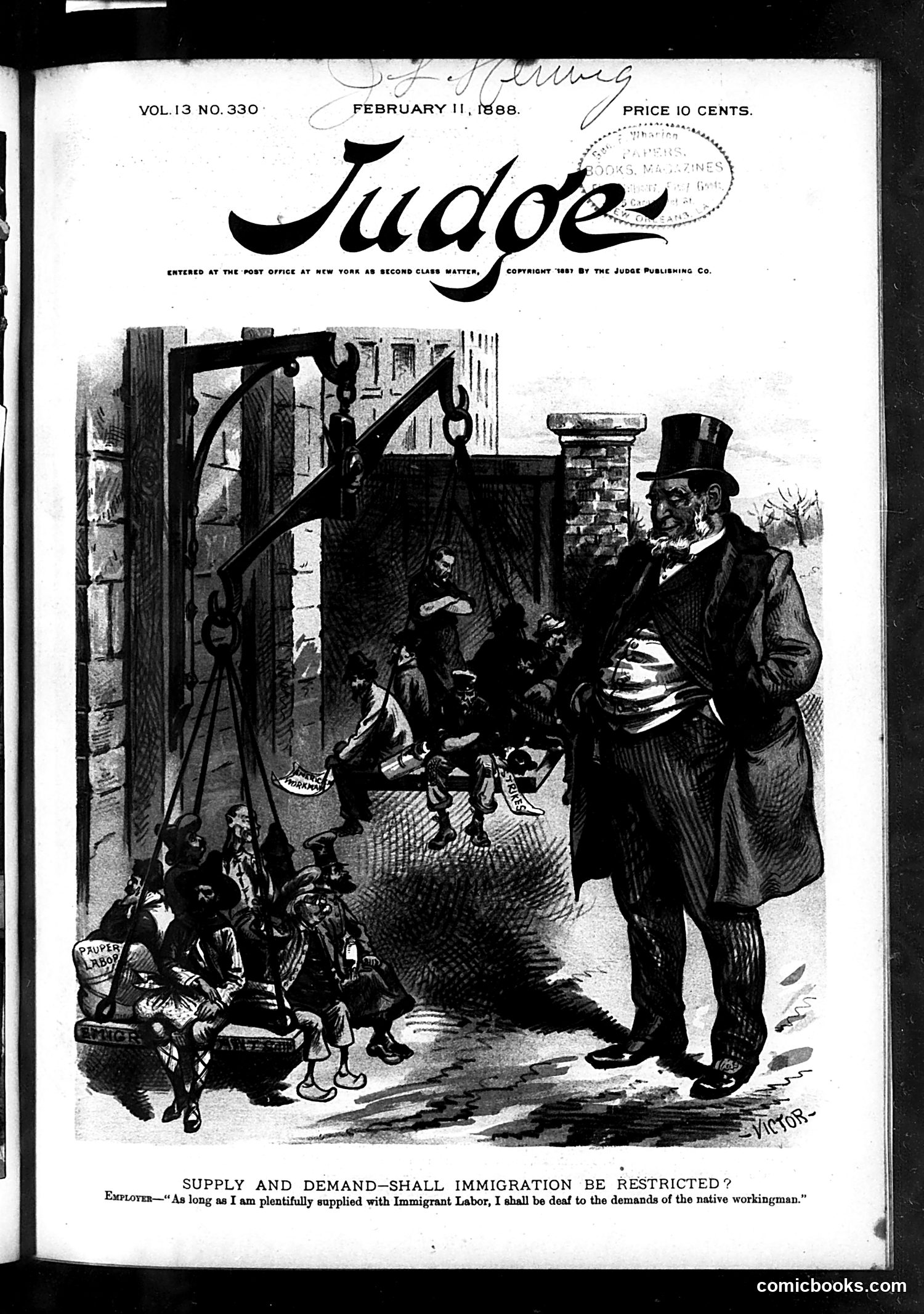 Judge — February 11, 1888