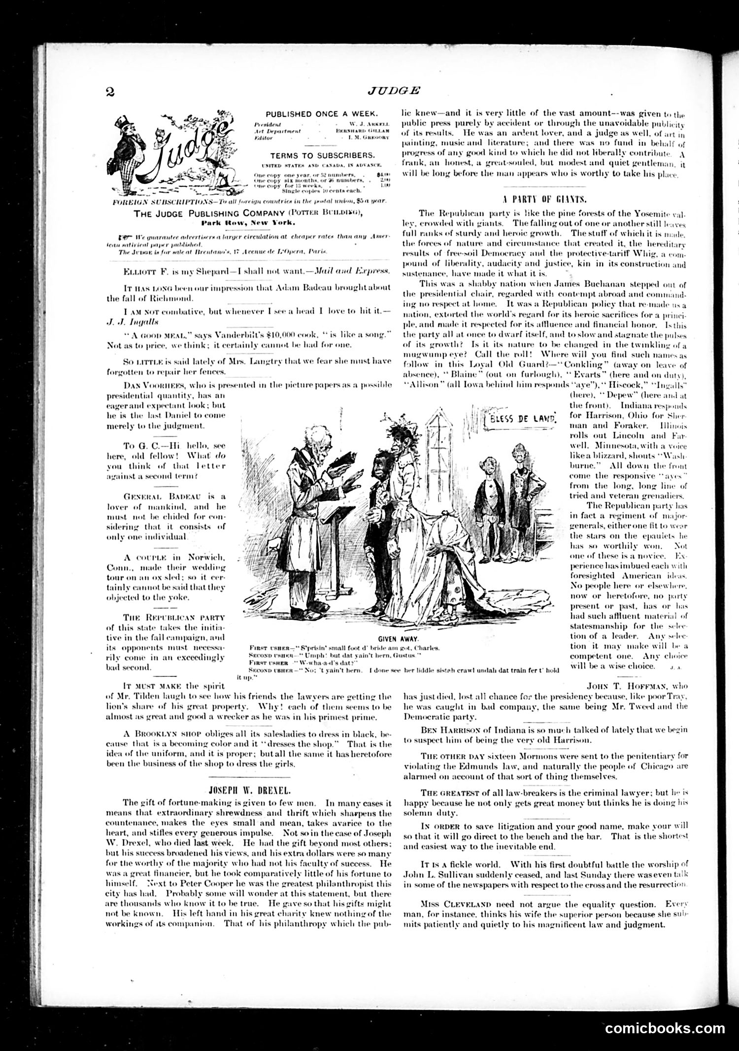 Judge — April 7, 1888 — page 2 of 17