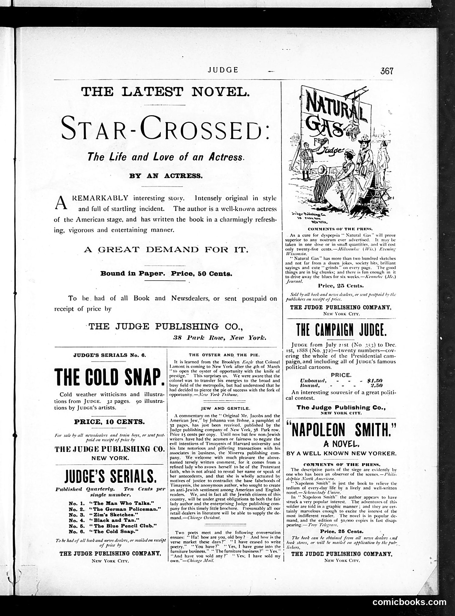 Judge — March 9, 1889 — page 19 of 20