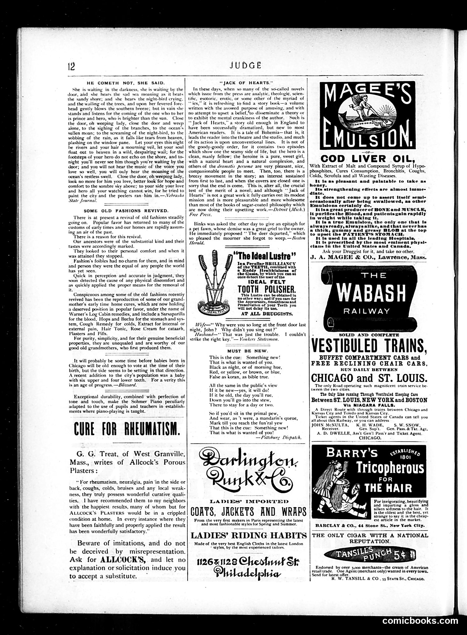 Judge — April 13, 1889 — page 12 of 16
