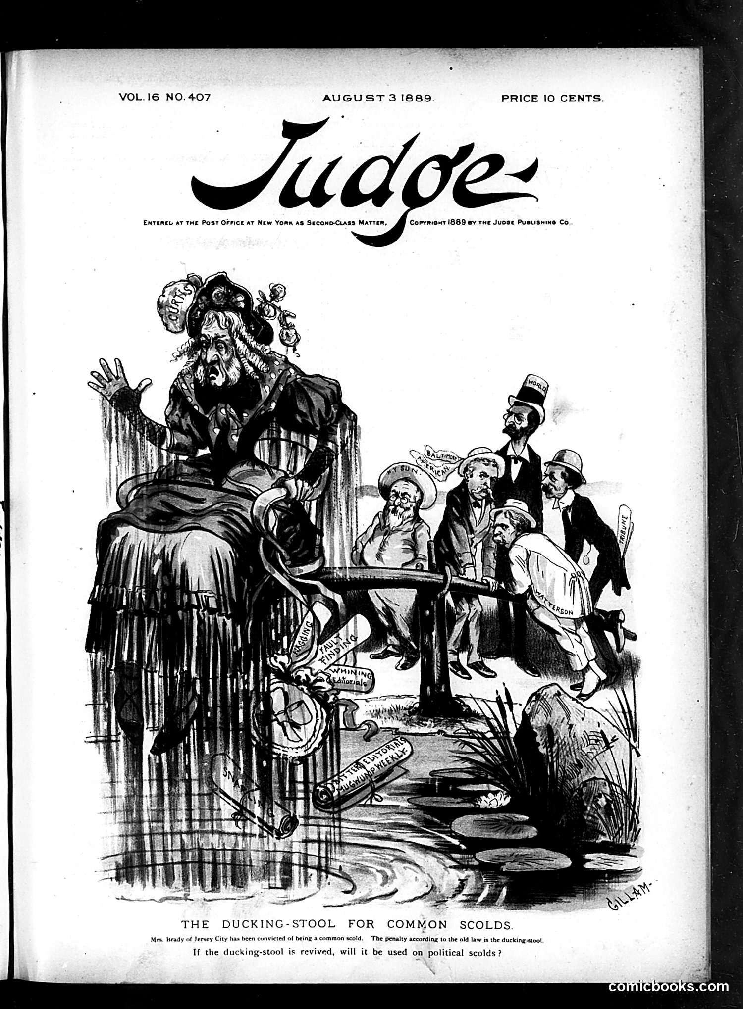 Judge — August 3, 1889