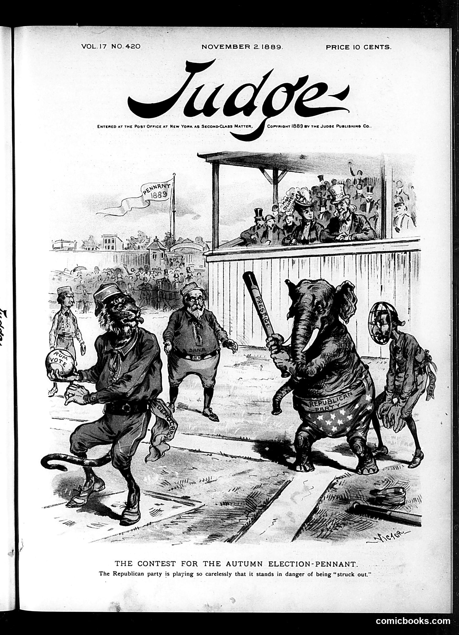 Judge — November 2, 1889