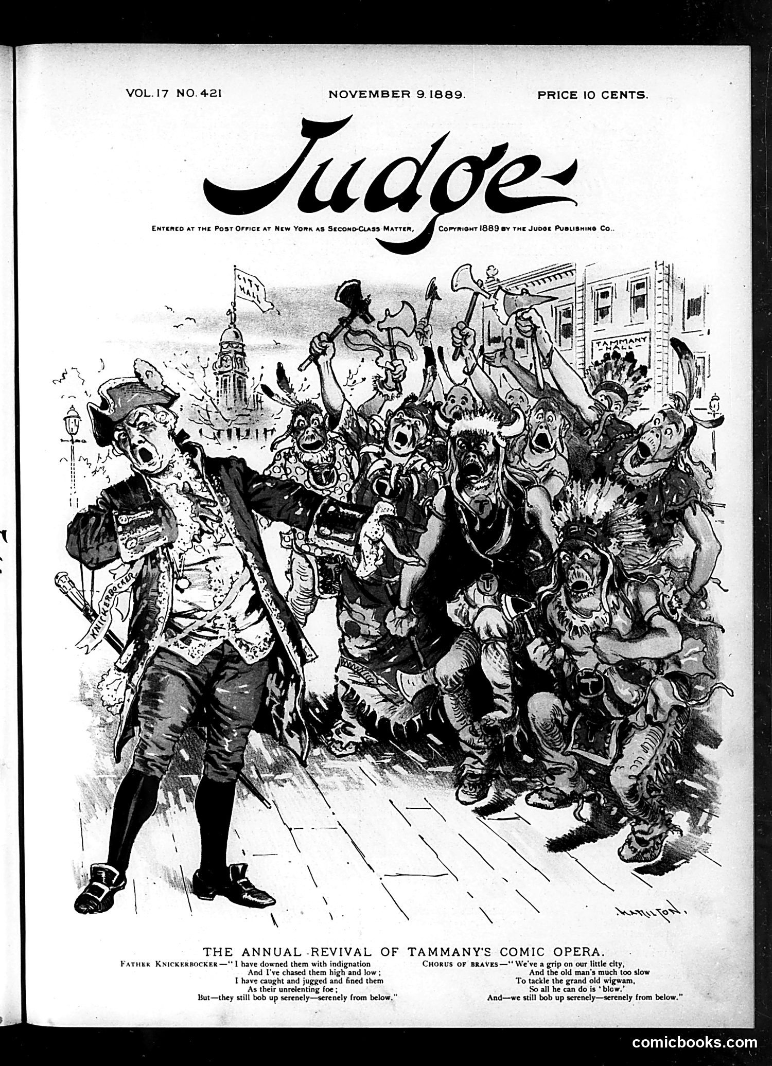 Judge — November 9, 1889