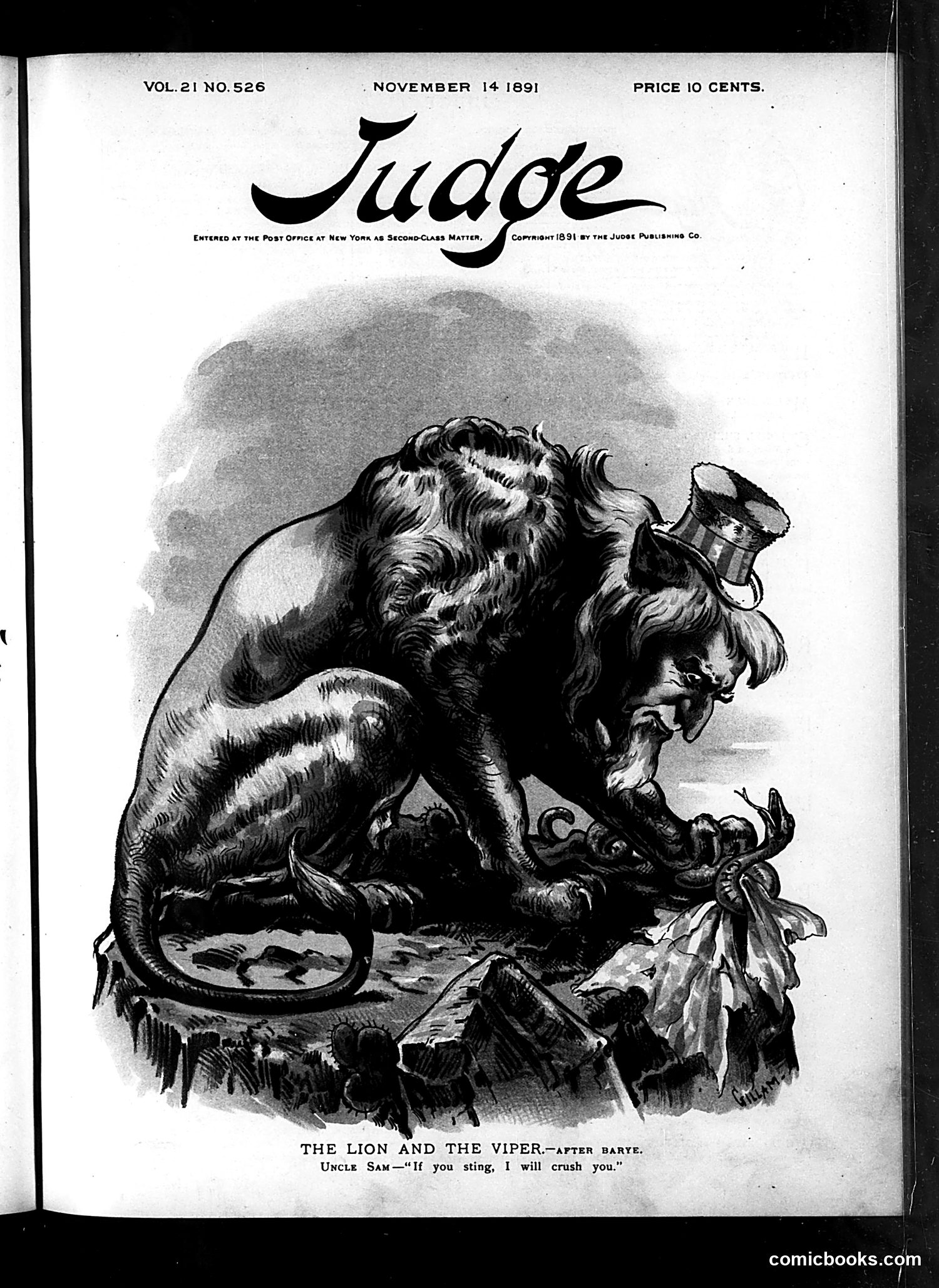 Judge — November 14, 1891