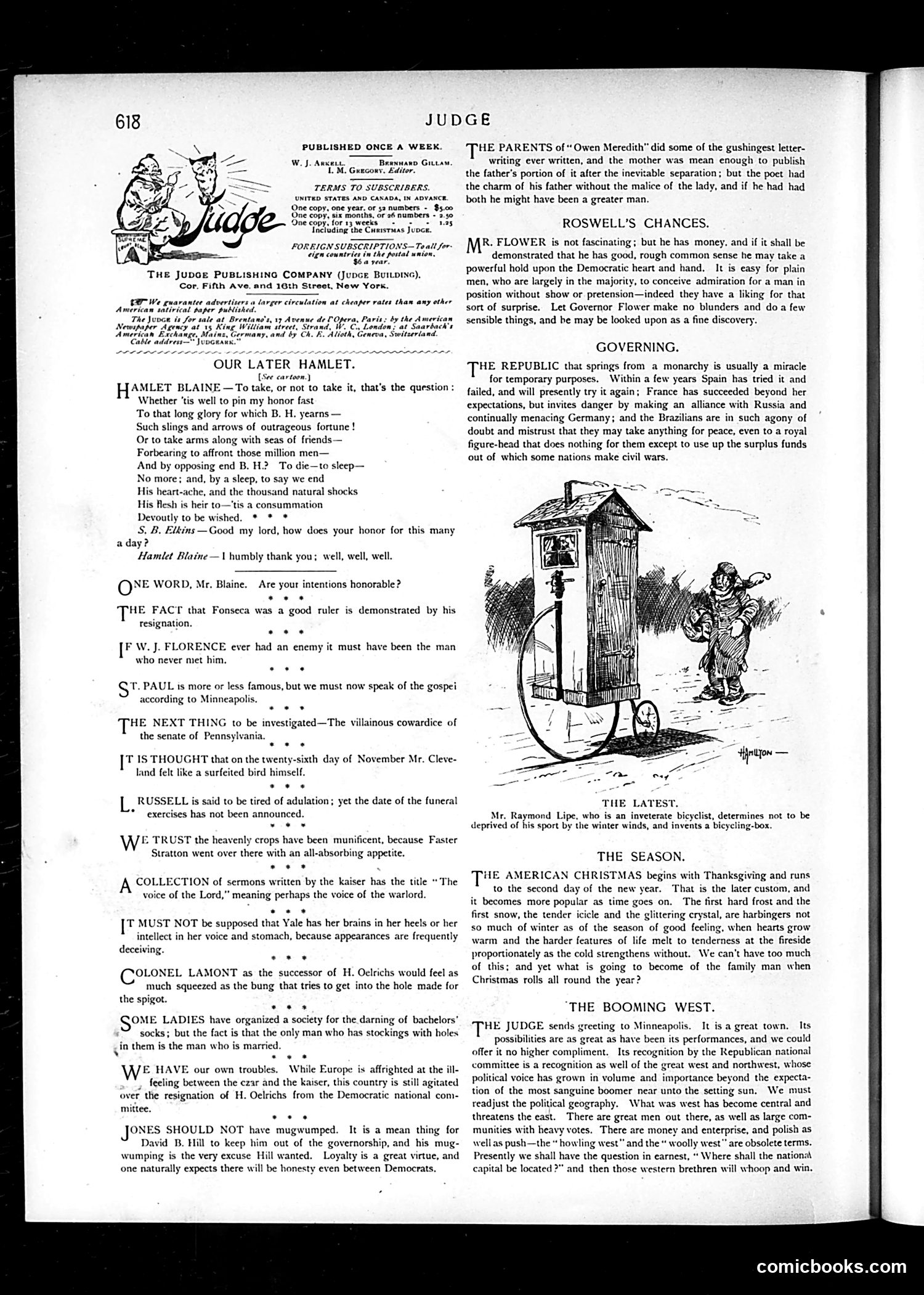 Judge — December 12, 1891 — page 2 of 18