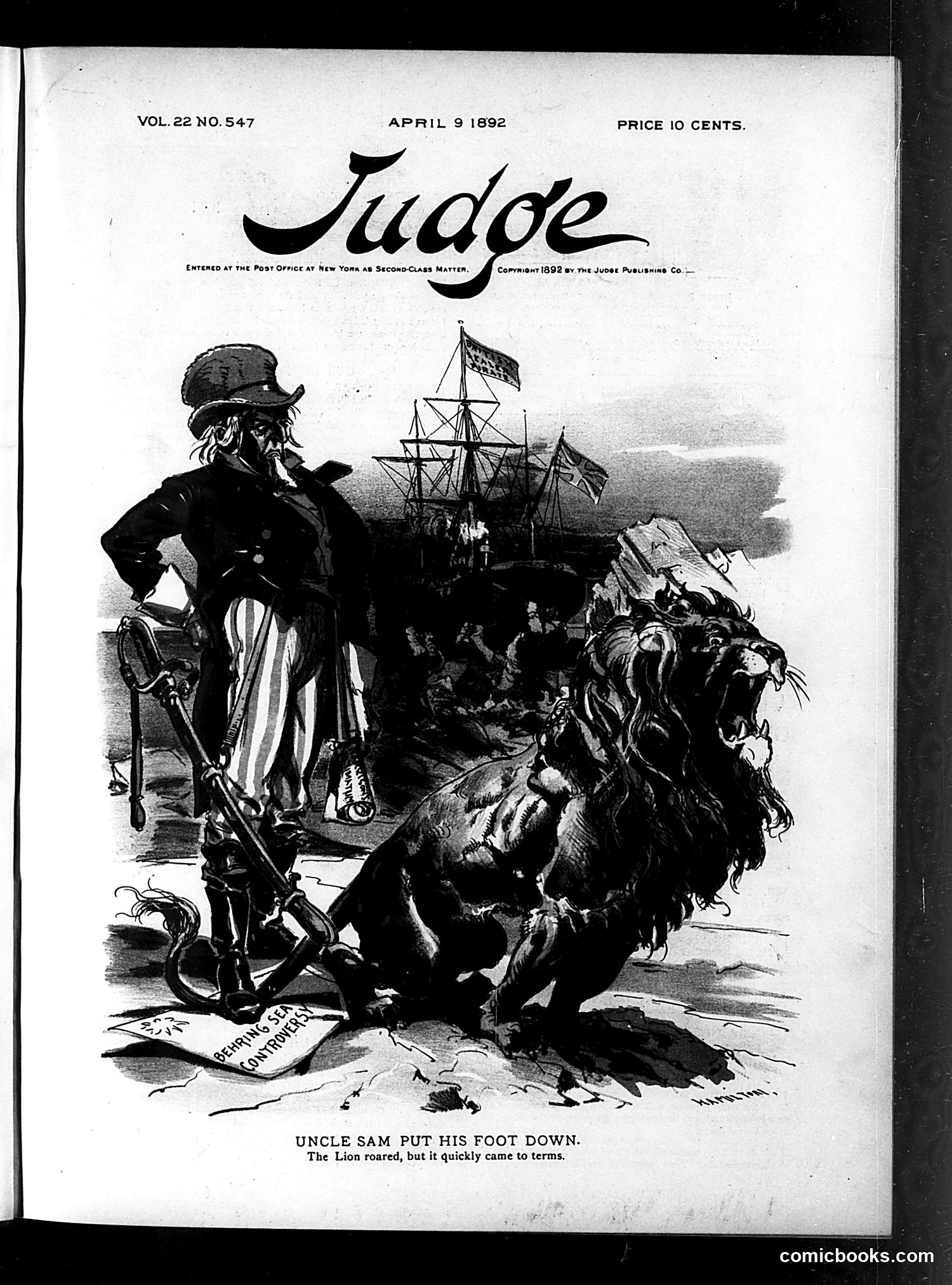 Judge — April 9, 1892
