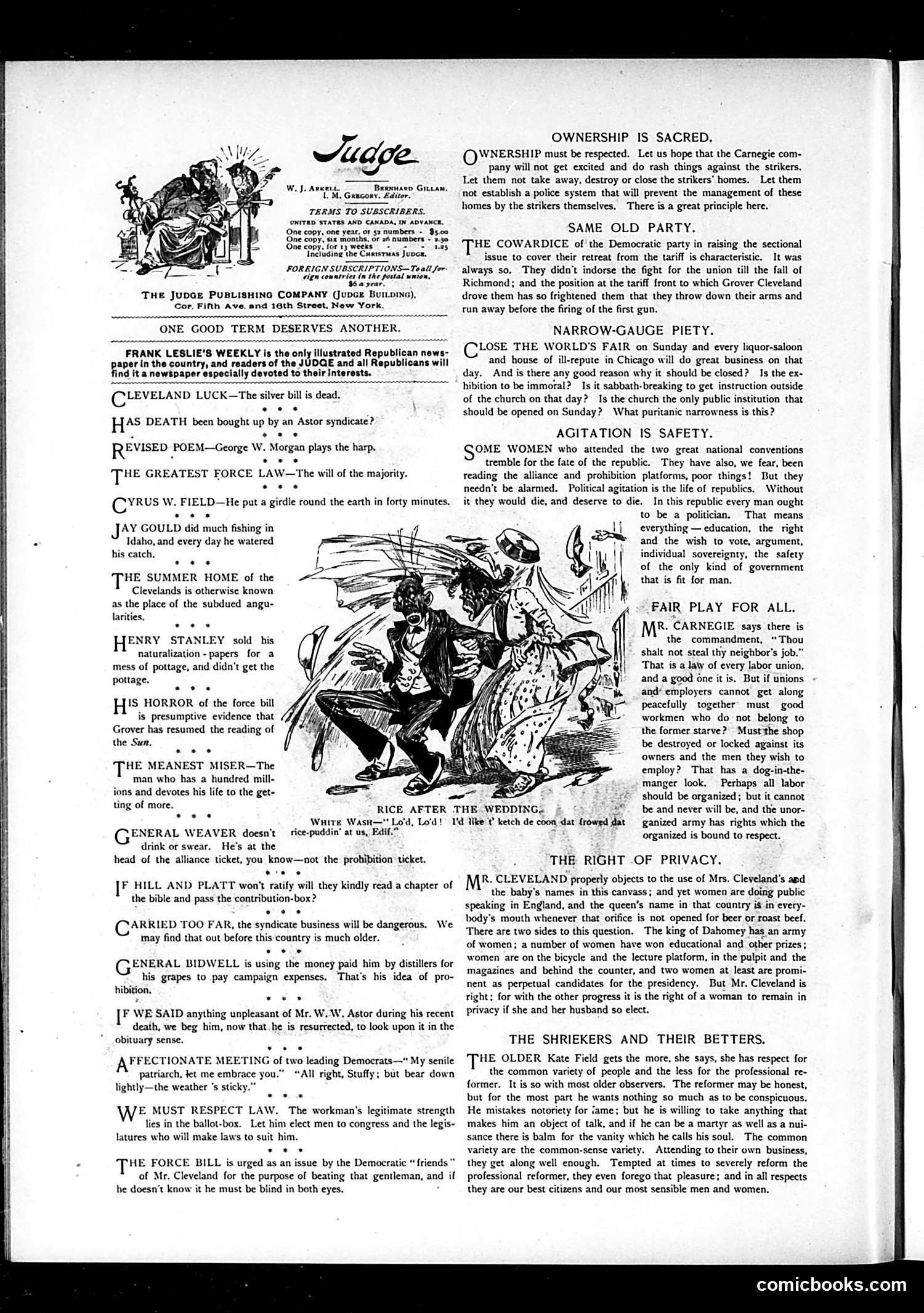 Judge — August 6, 1892 — page 2 of 18