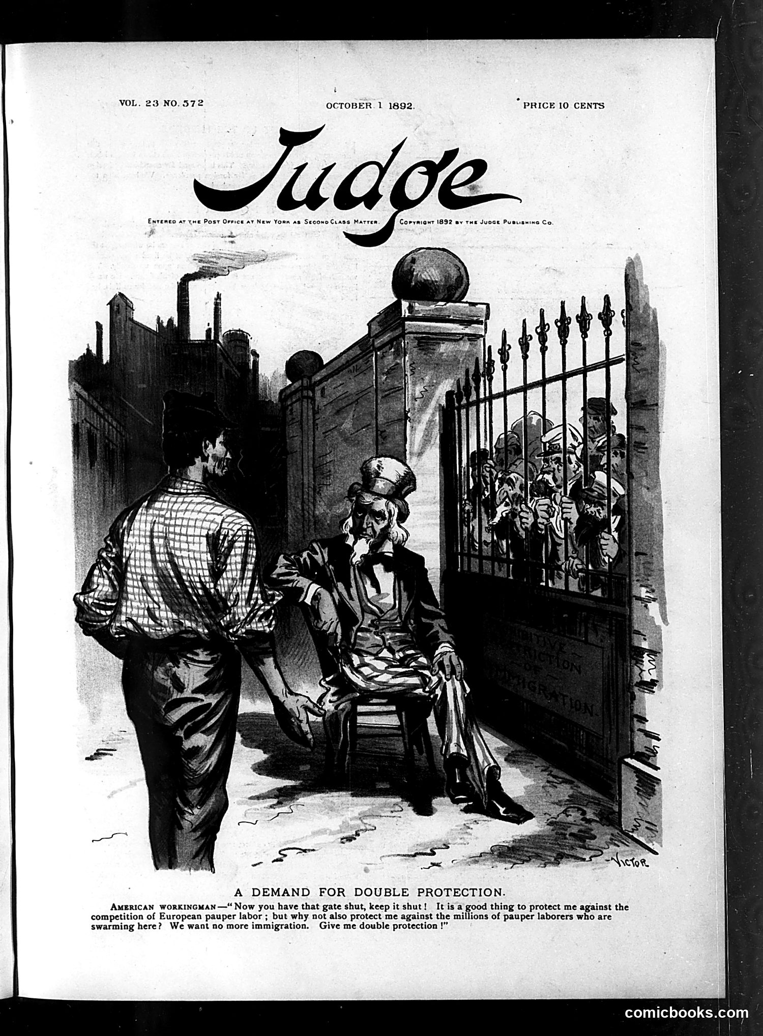 Judge — October 1, 1892