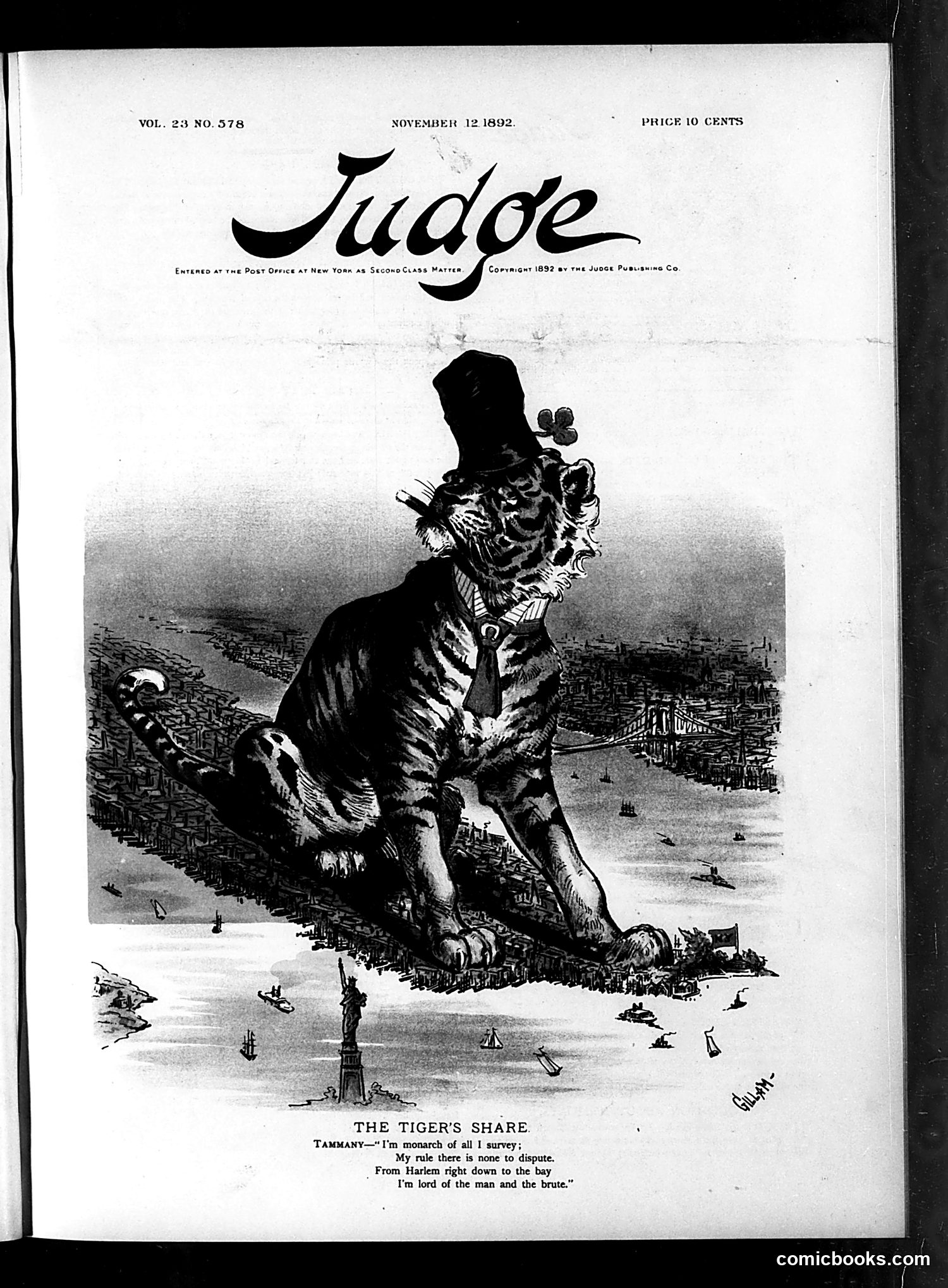 Judge — November 12, 1892