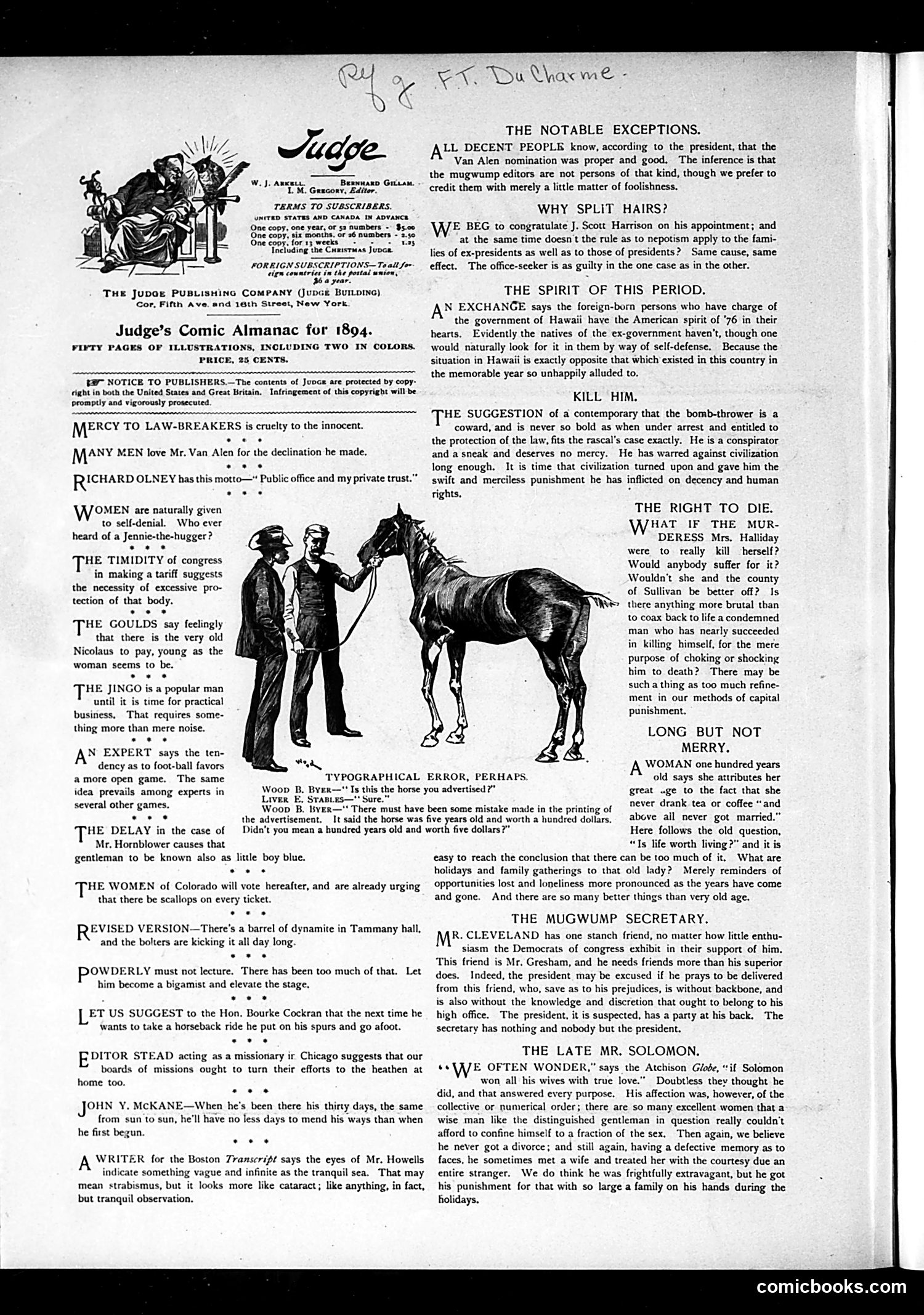 Judge — January 6, 1894 — page 2 of 16