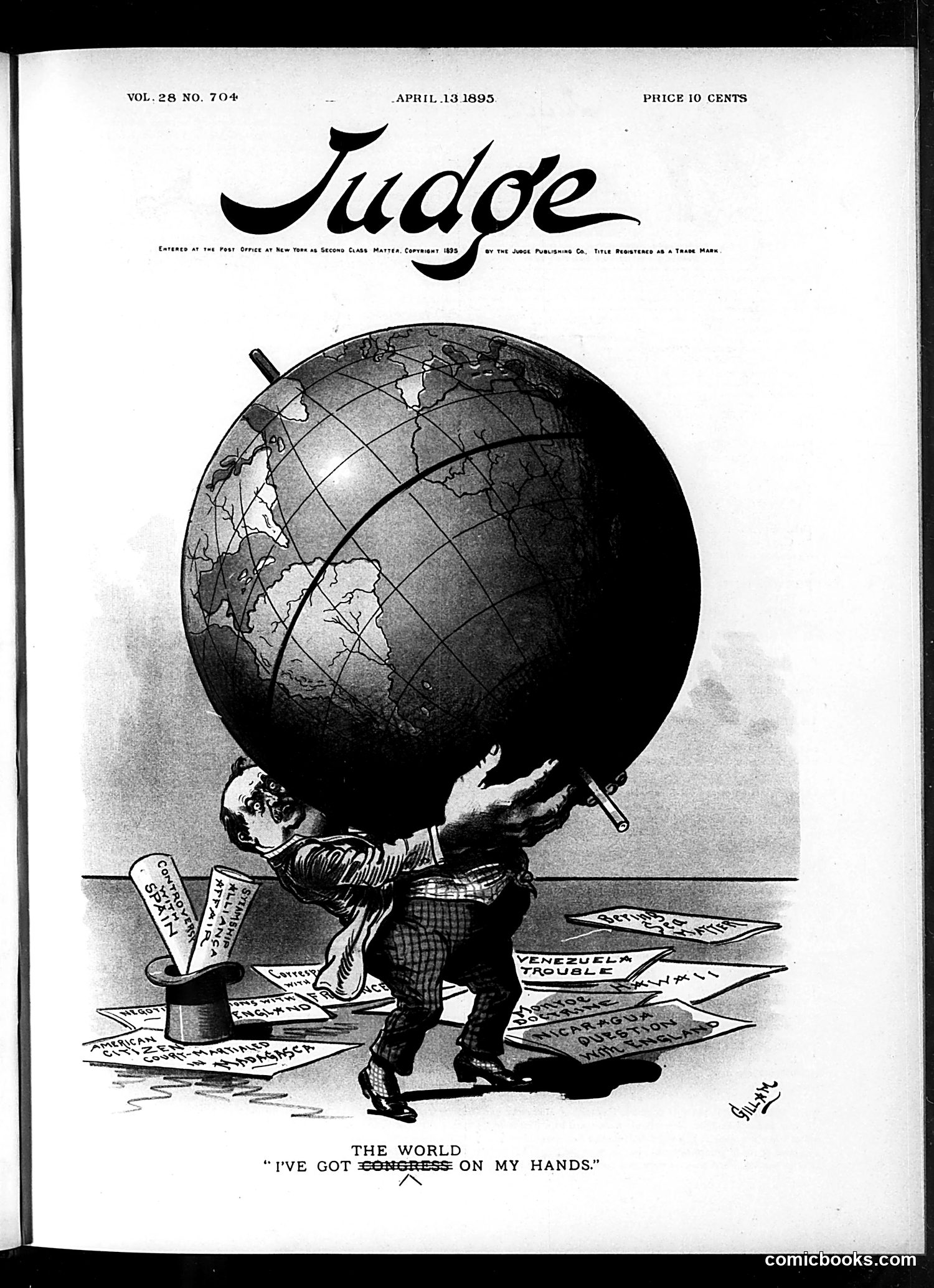 Judge — April 13, 1895