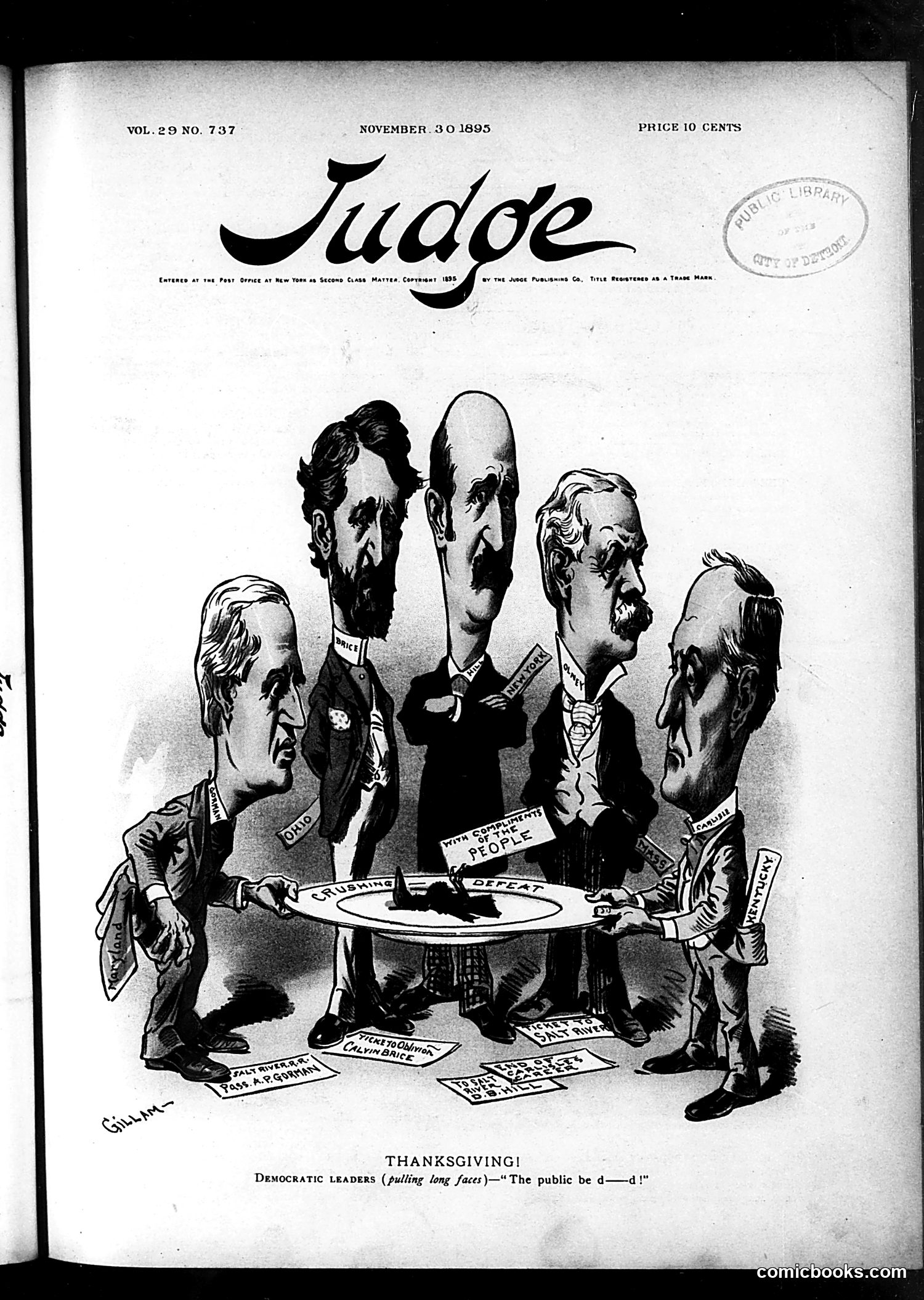 Judge — November 30, 1895