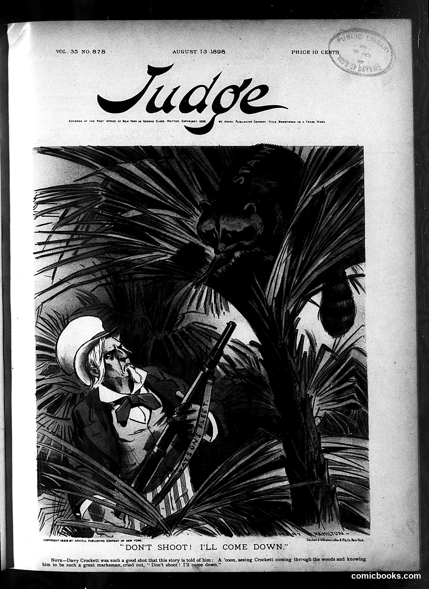 Judge — August 13, 1898