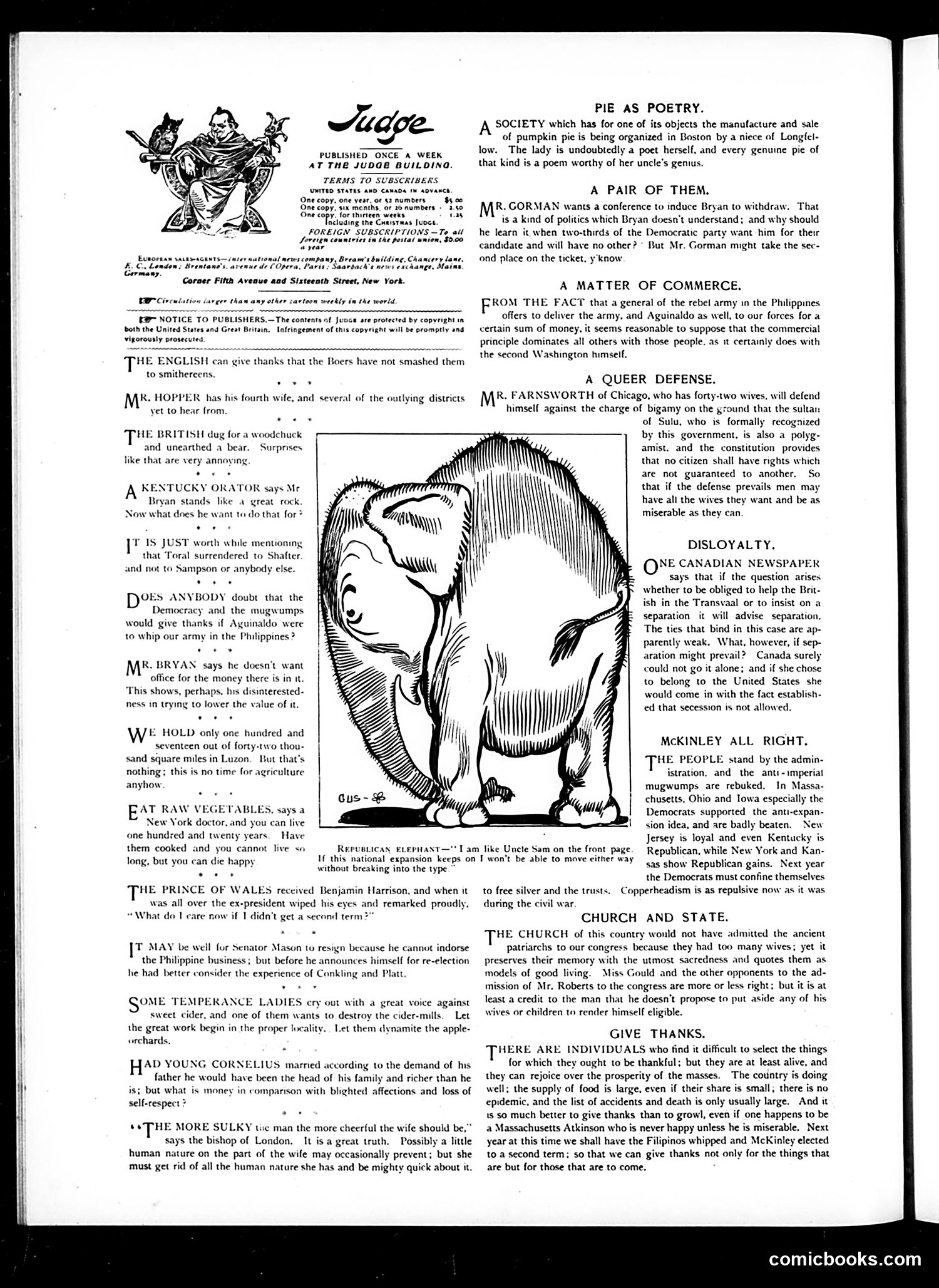 Judge — December 2, 1899 — page 2 of 16