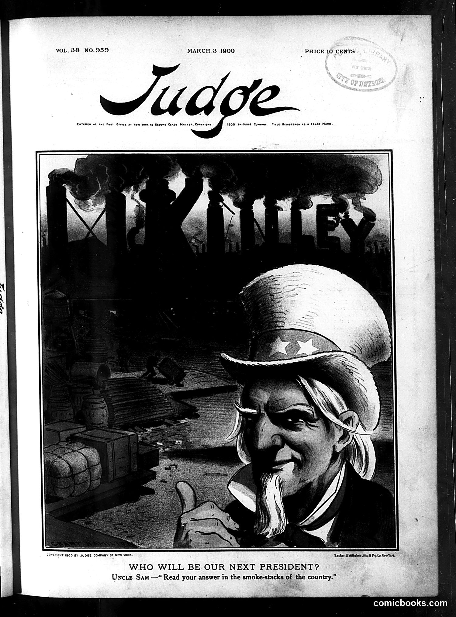 Judge — March 3, 1900