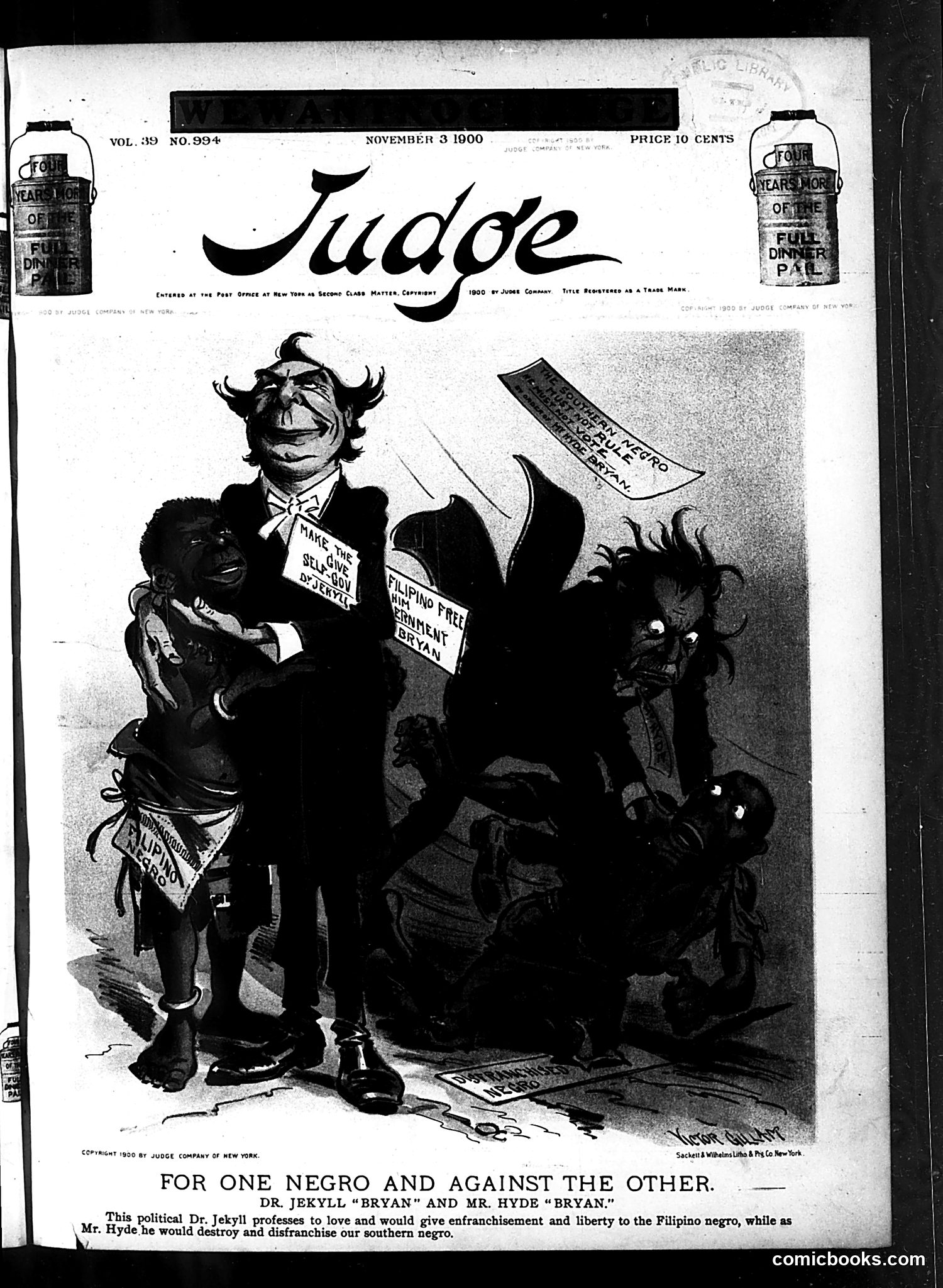 Judge — November 3, 1900