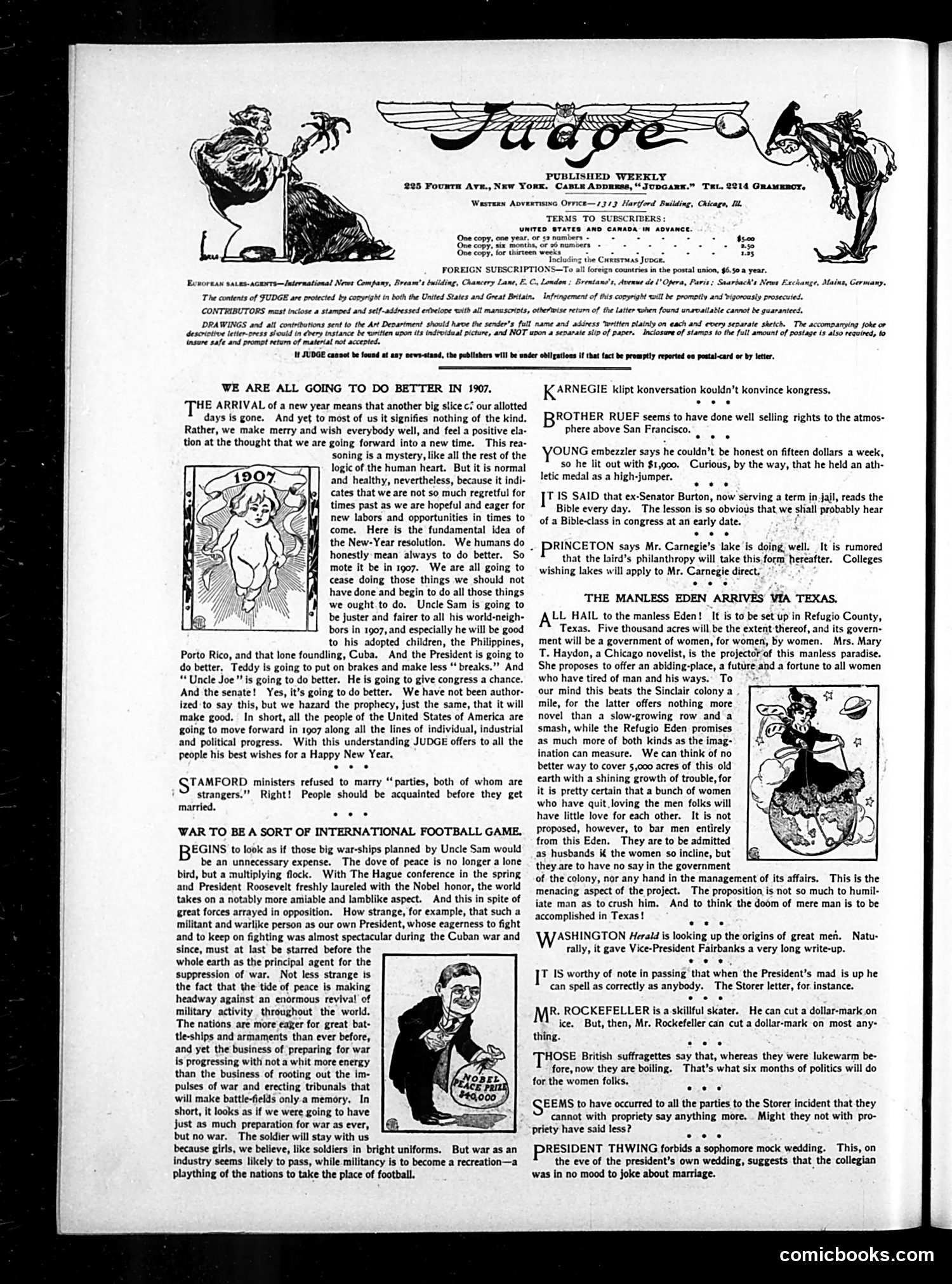 Judge — December 29, 1906 — page 2 of 19