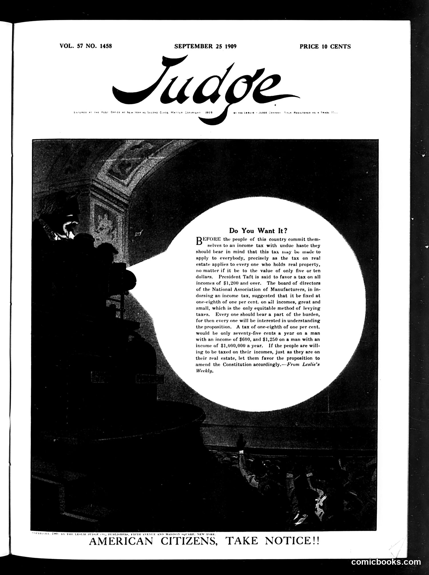 Judge — September 25, 1909