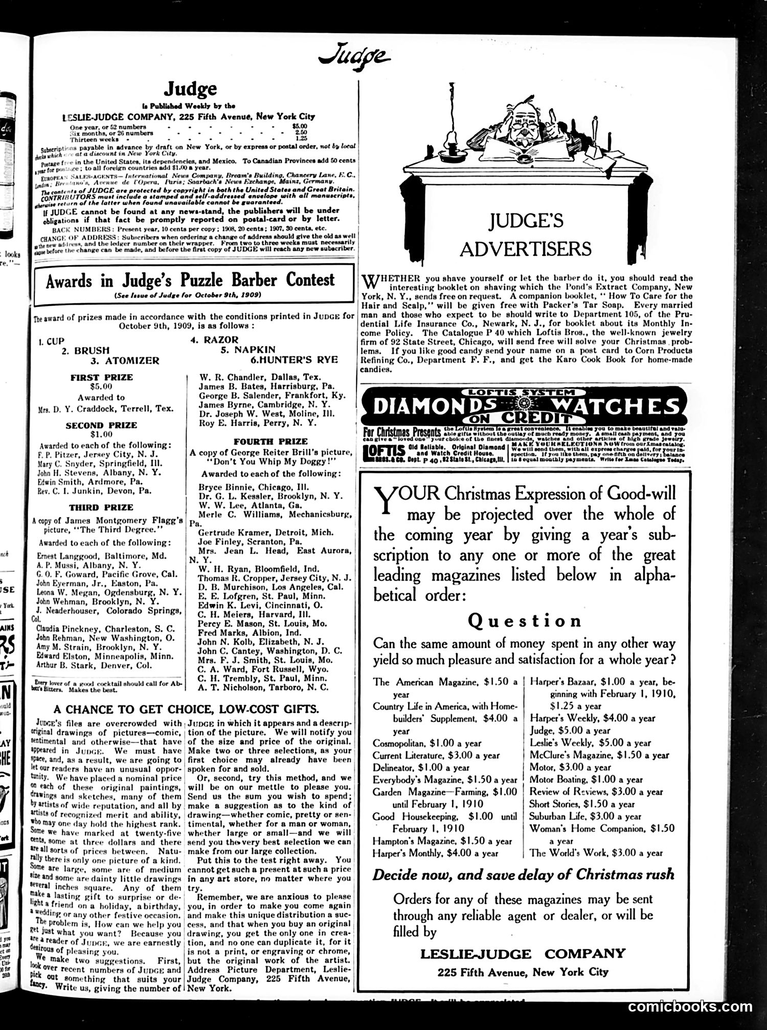 Judge — December 11, 1909 — page 15 of 16