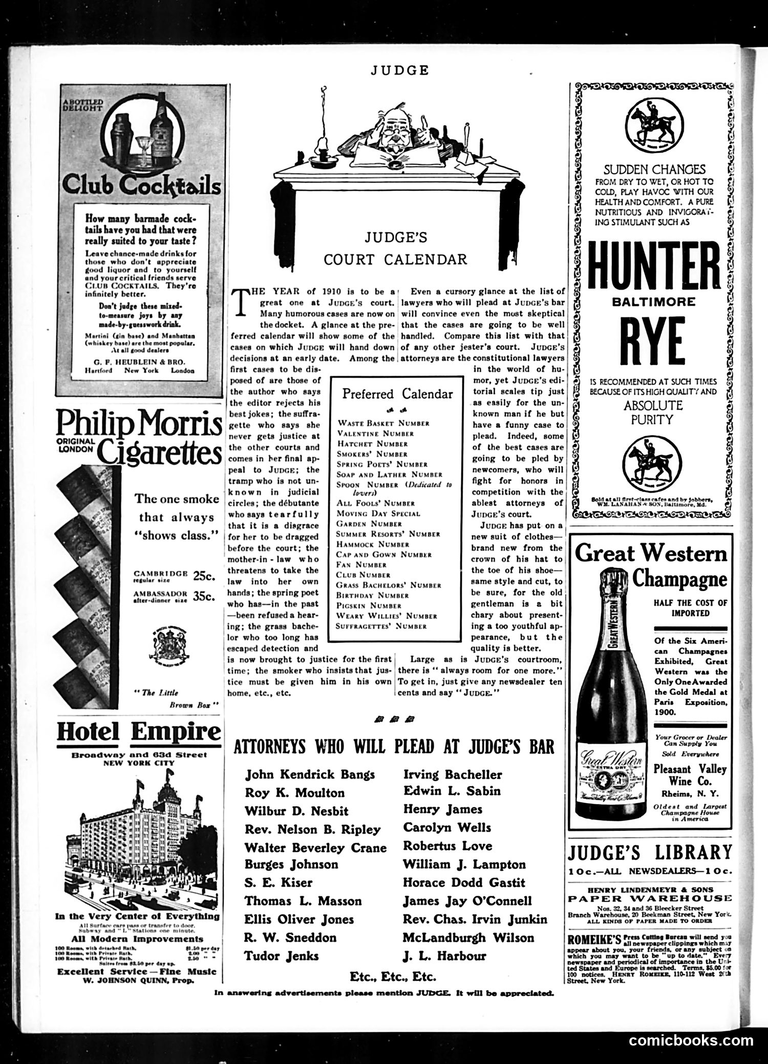 Judge — January 15, 1910 — page 2 of 16